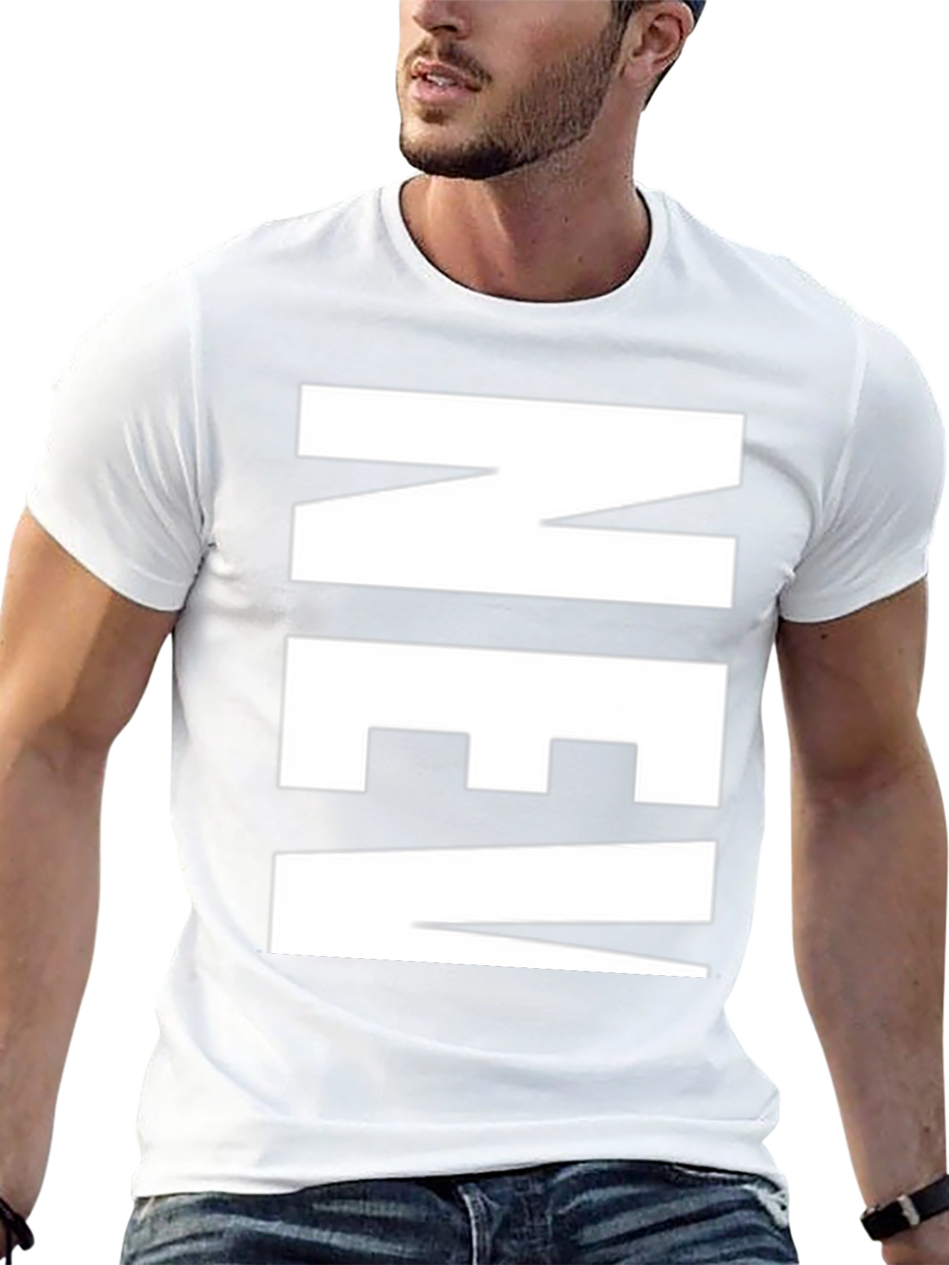 Bold NEV Graphic Tee - Black