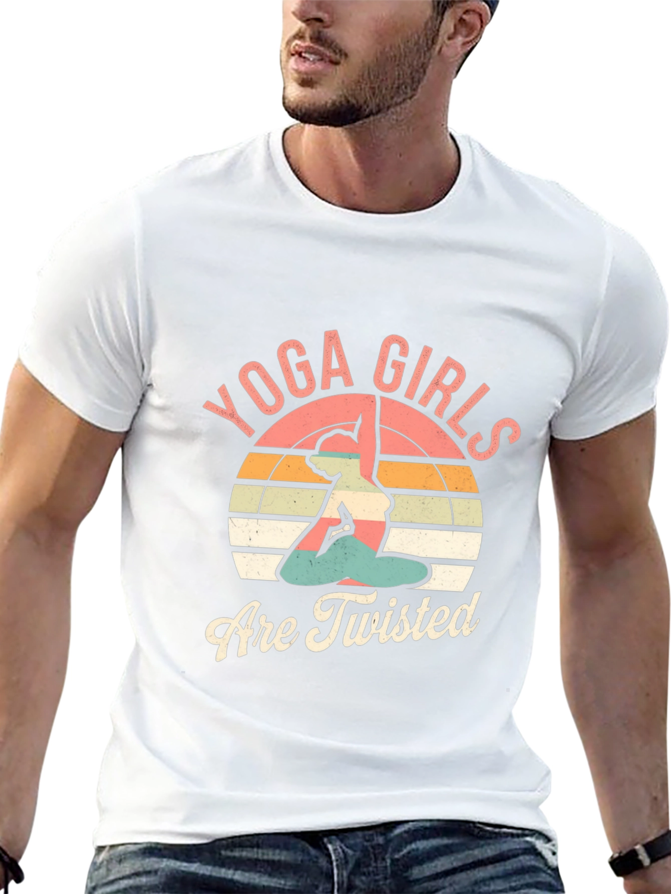 Yoga Girls Are Twisted Graphic Tee