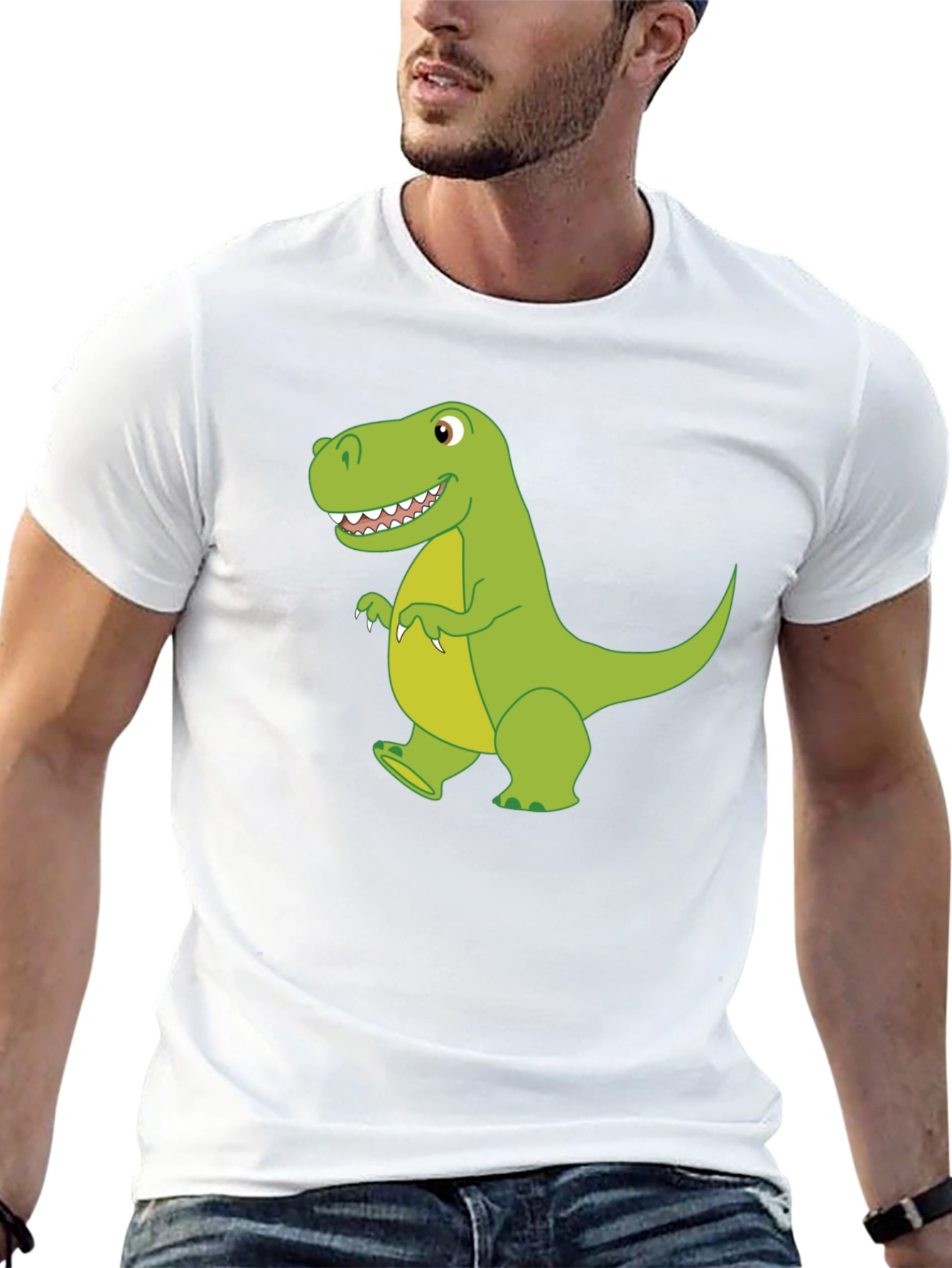 Dinosaur Graphic Black T-Shirt