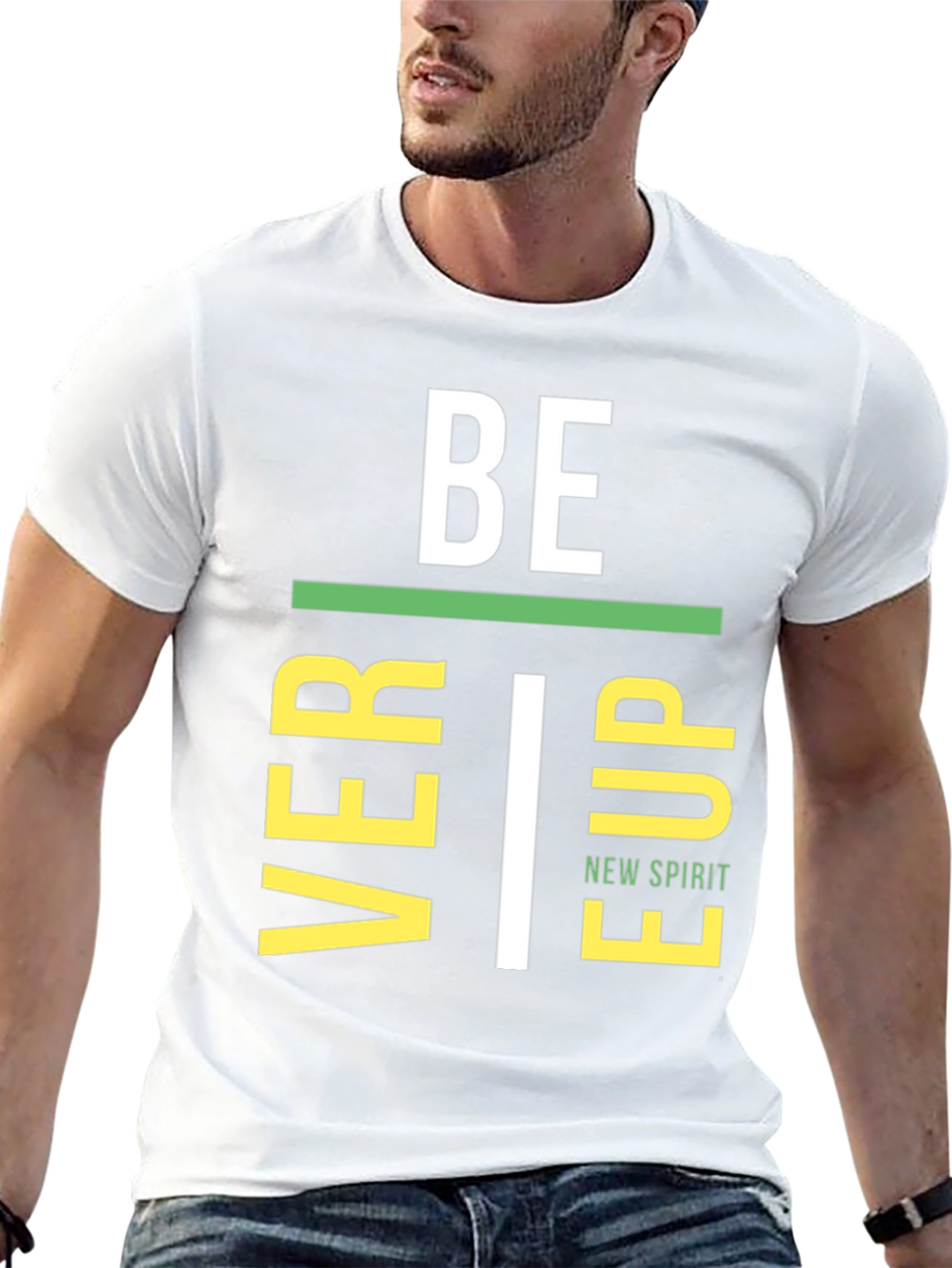 Stylish Black T-Shirt with Bold Graphic Print