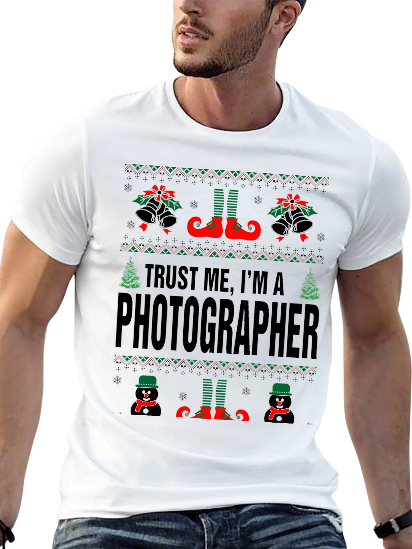Trust Me Im a Photographer Christmas Sweater T-Shirt