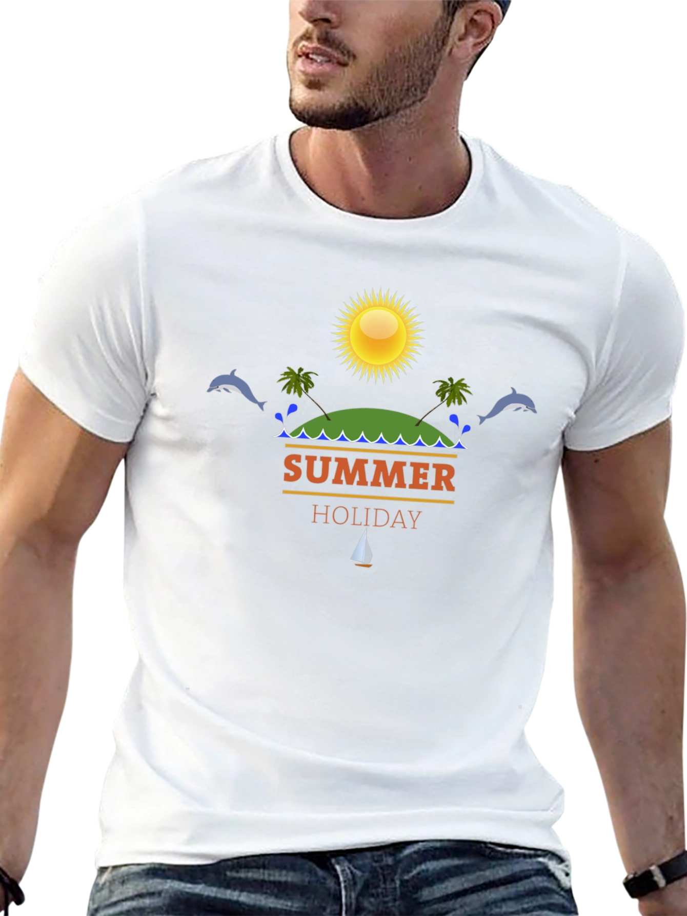 Summer Holiday Graphic T-Shirt - Beach Vacation Vibes