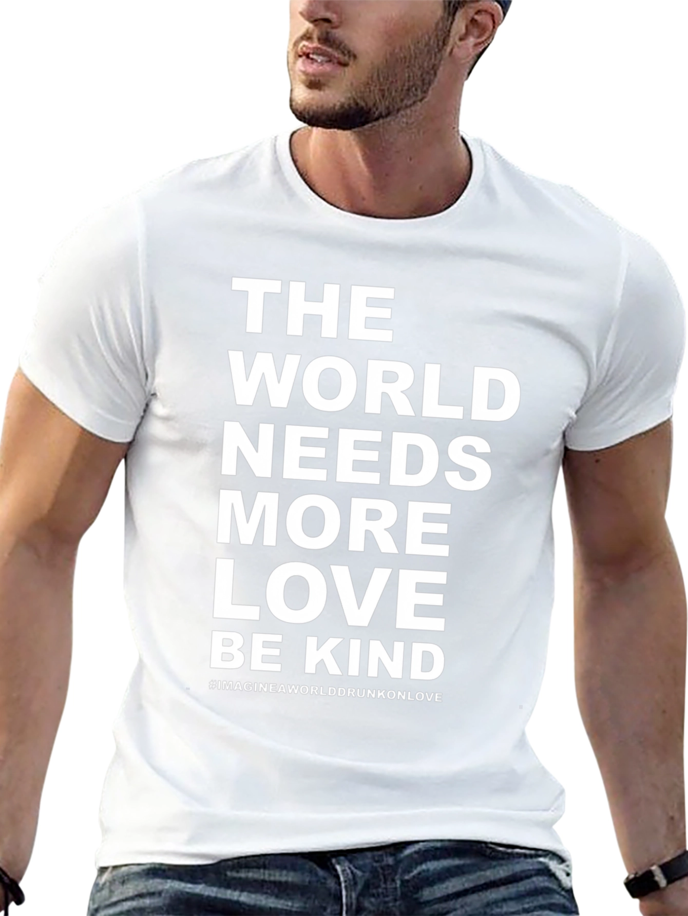 Love & Kindness Graphic Tee - Inspirational Black Shirt