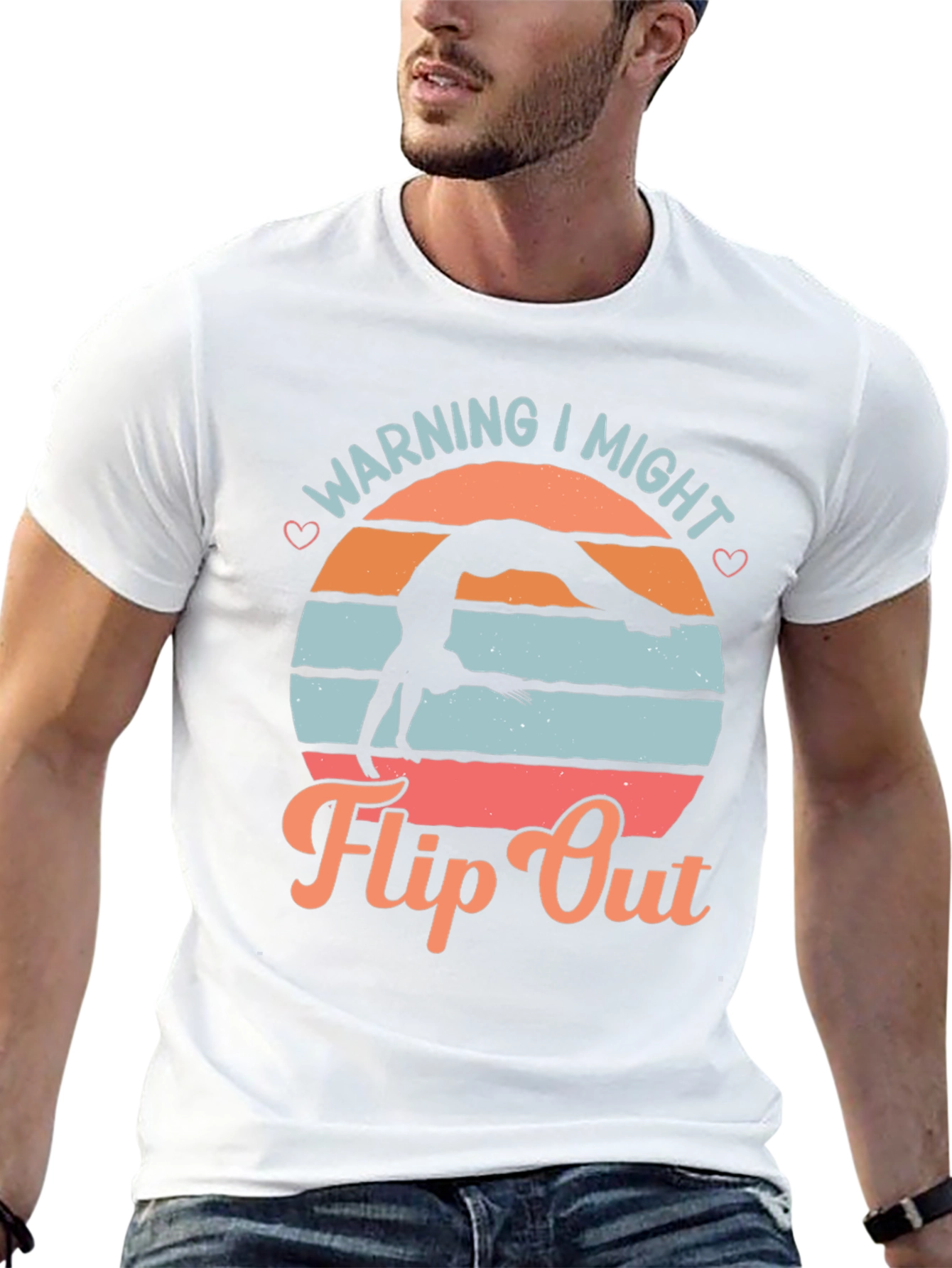 Warning I Might Flip Out Gymnastics Tee