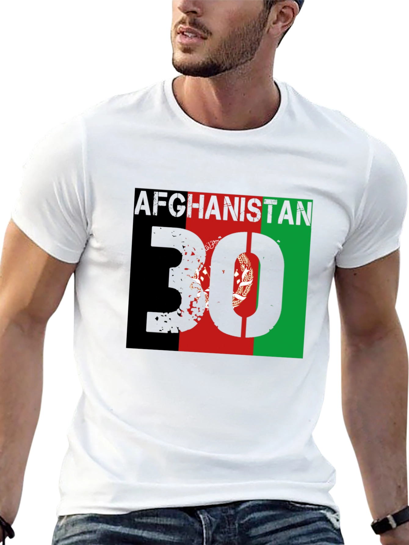 Afghanistan Flag T-Shirt - Patriotic Afghan Pride