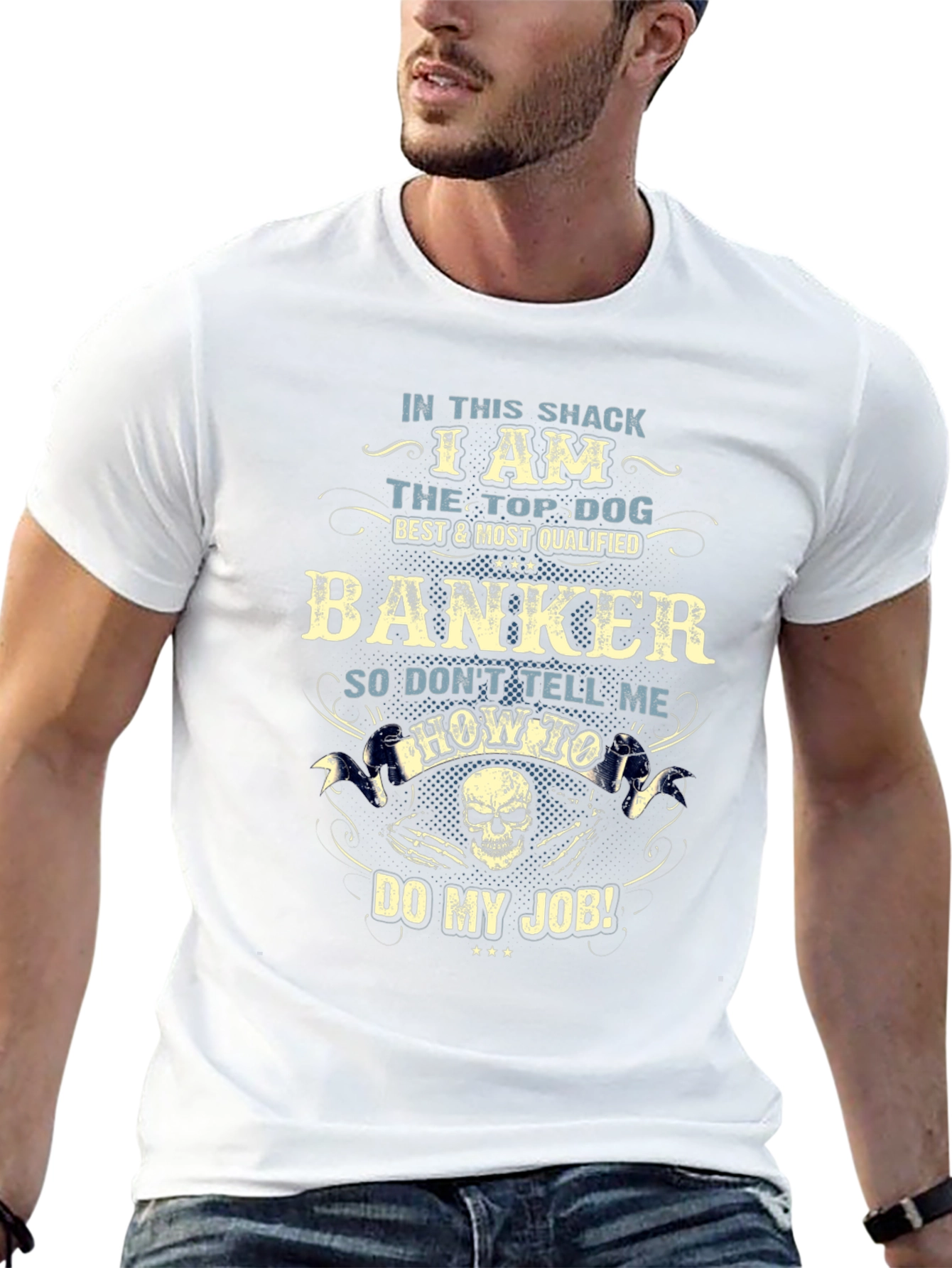 Banker Top Dog Graphic T-Shirt