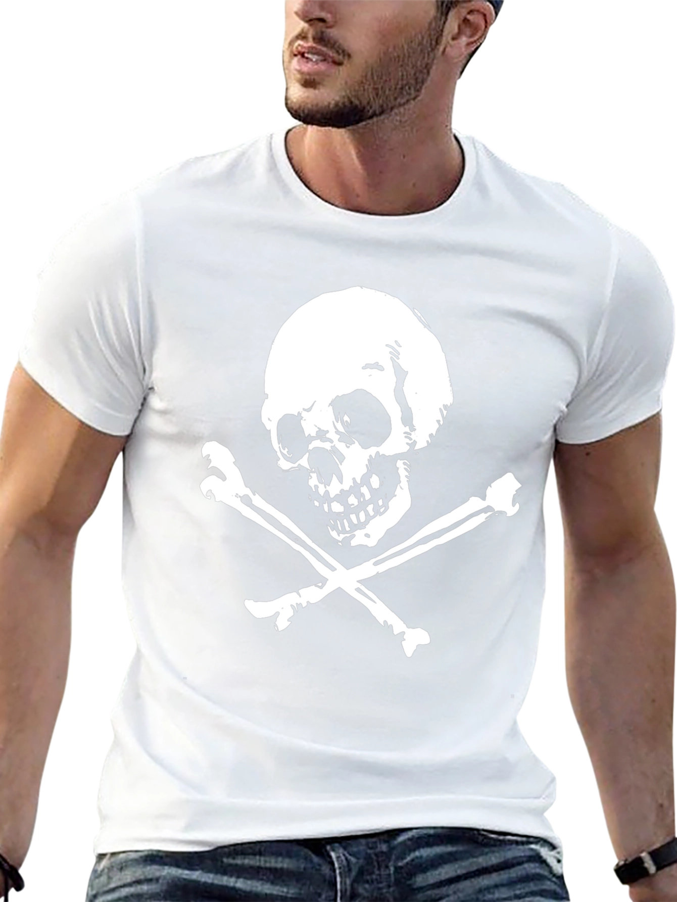 Skull & Crossbones Graphic Tee - Pirate Style!