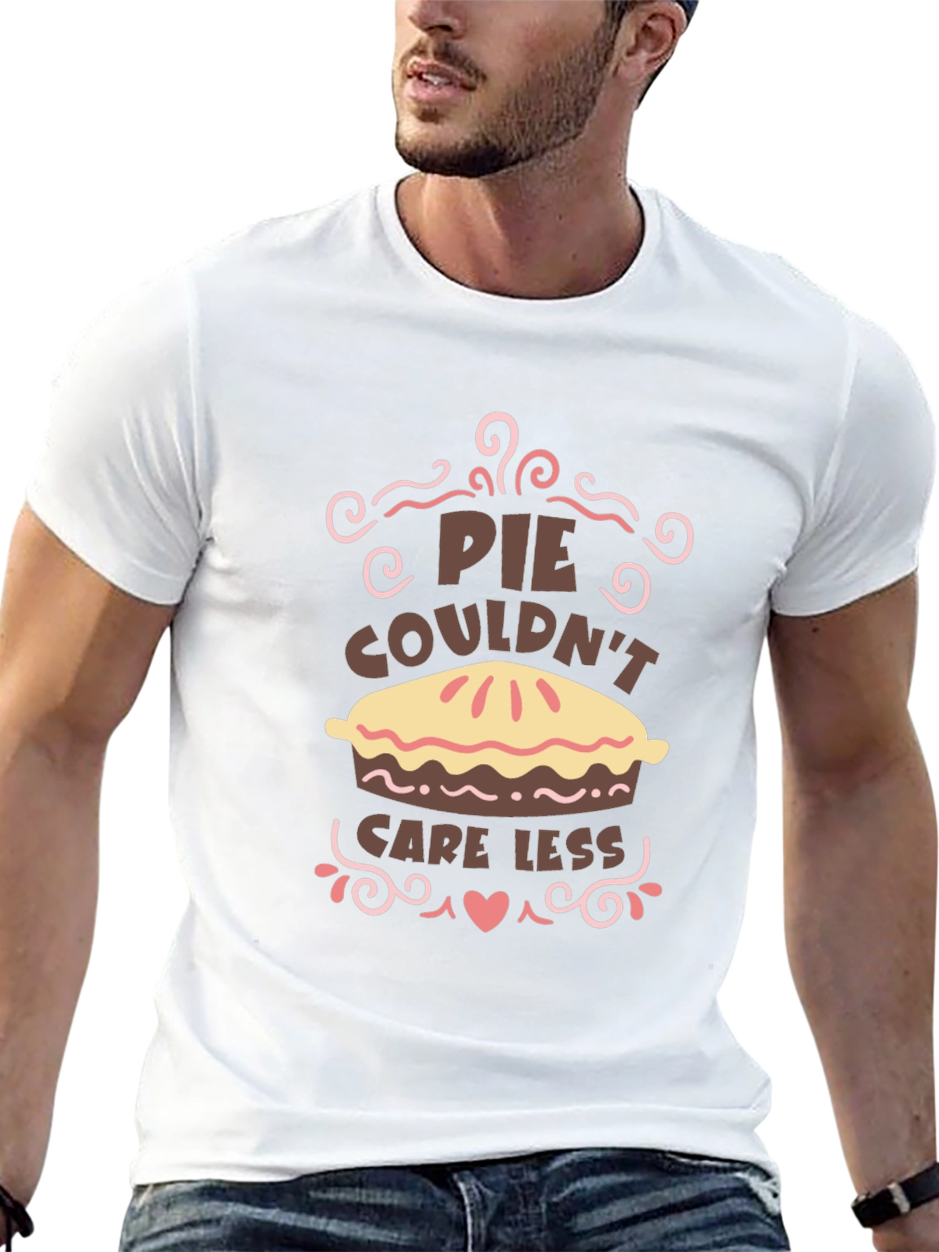 Pie Couldnt Care Less Graphic Tee