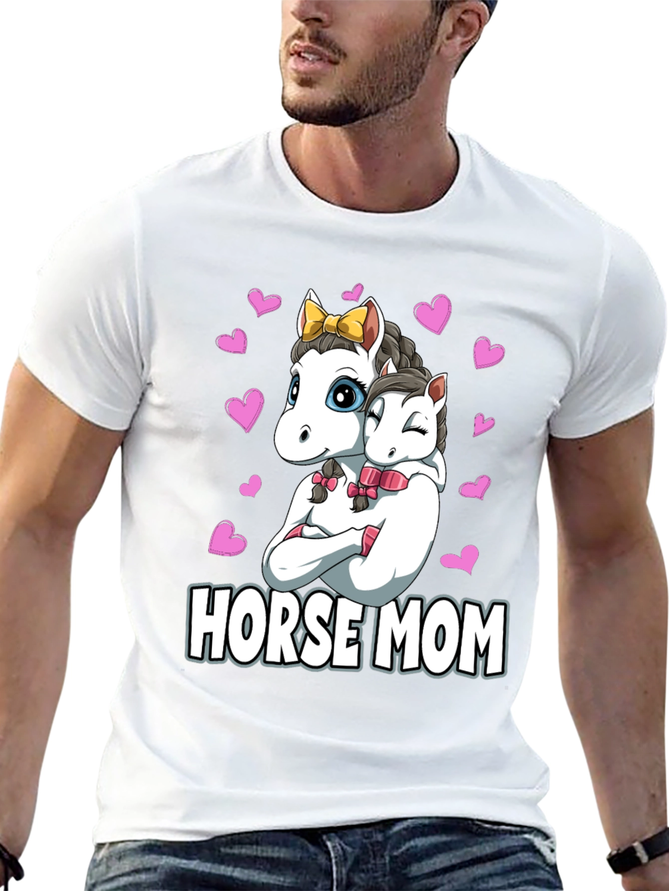 Horse Mom Graphic T-Shirt