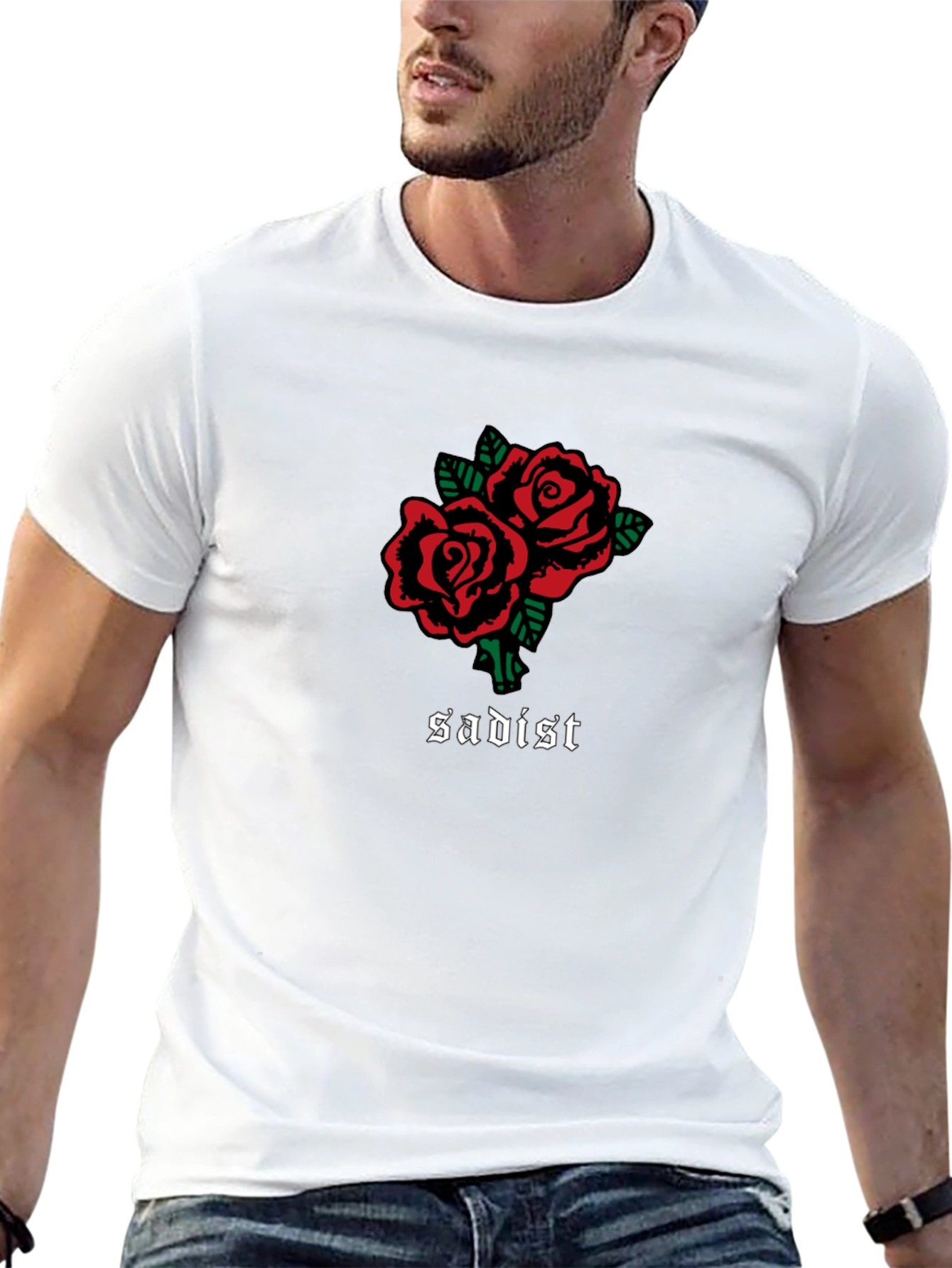 Sadist Rose T-Shirt - Black Unique Design