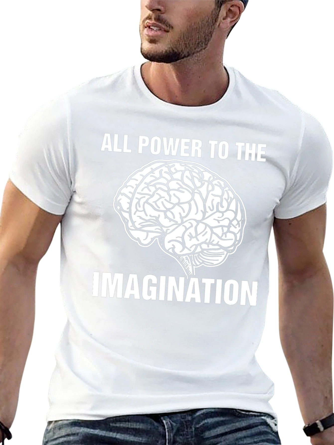 All Power to the Imagination Graphic Tee