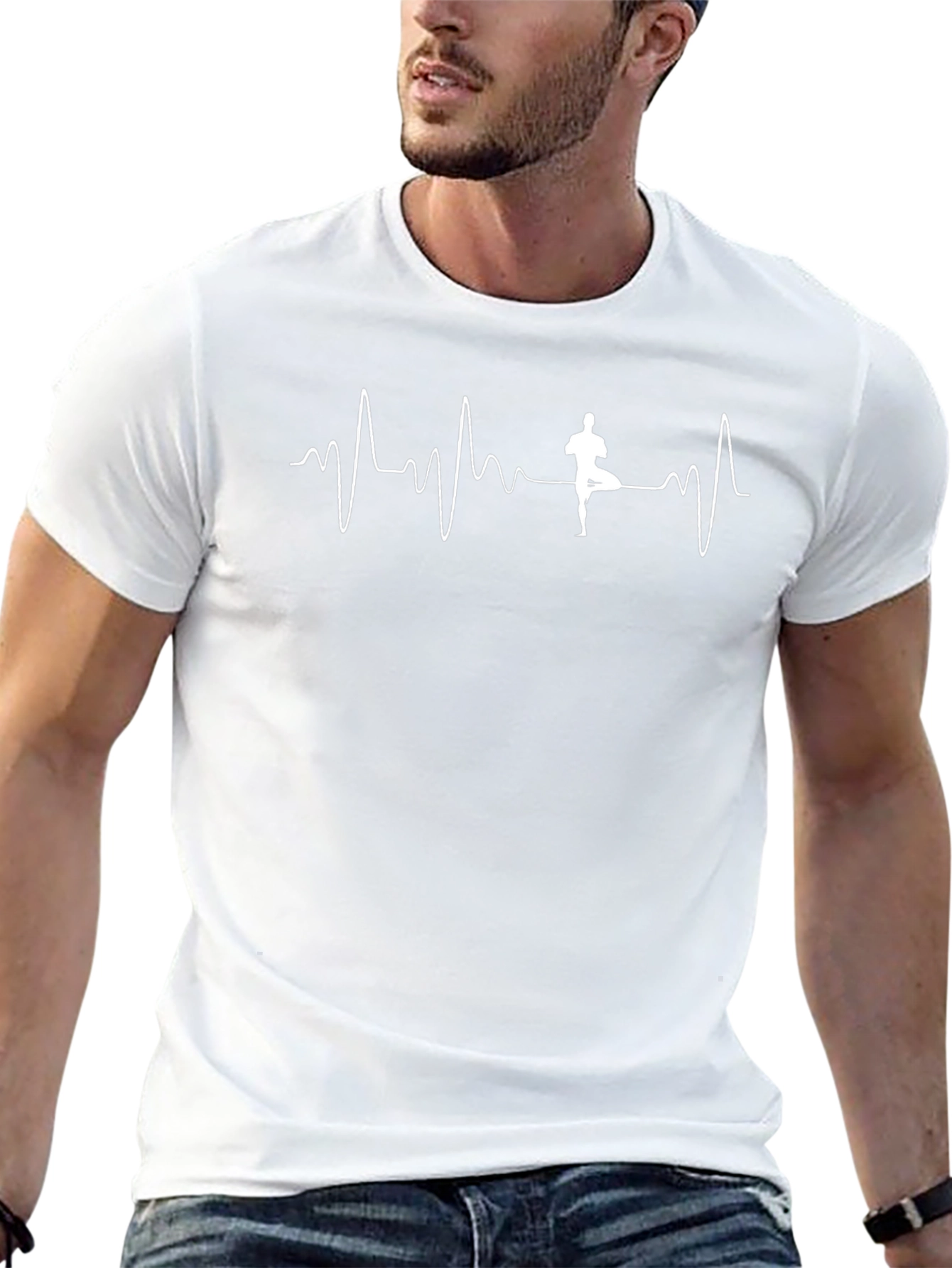 Yoga Heartbeat T-Shirt - Meditate in Style