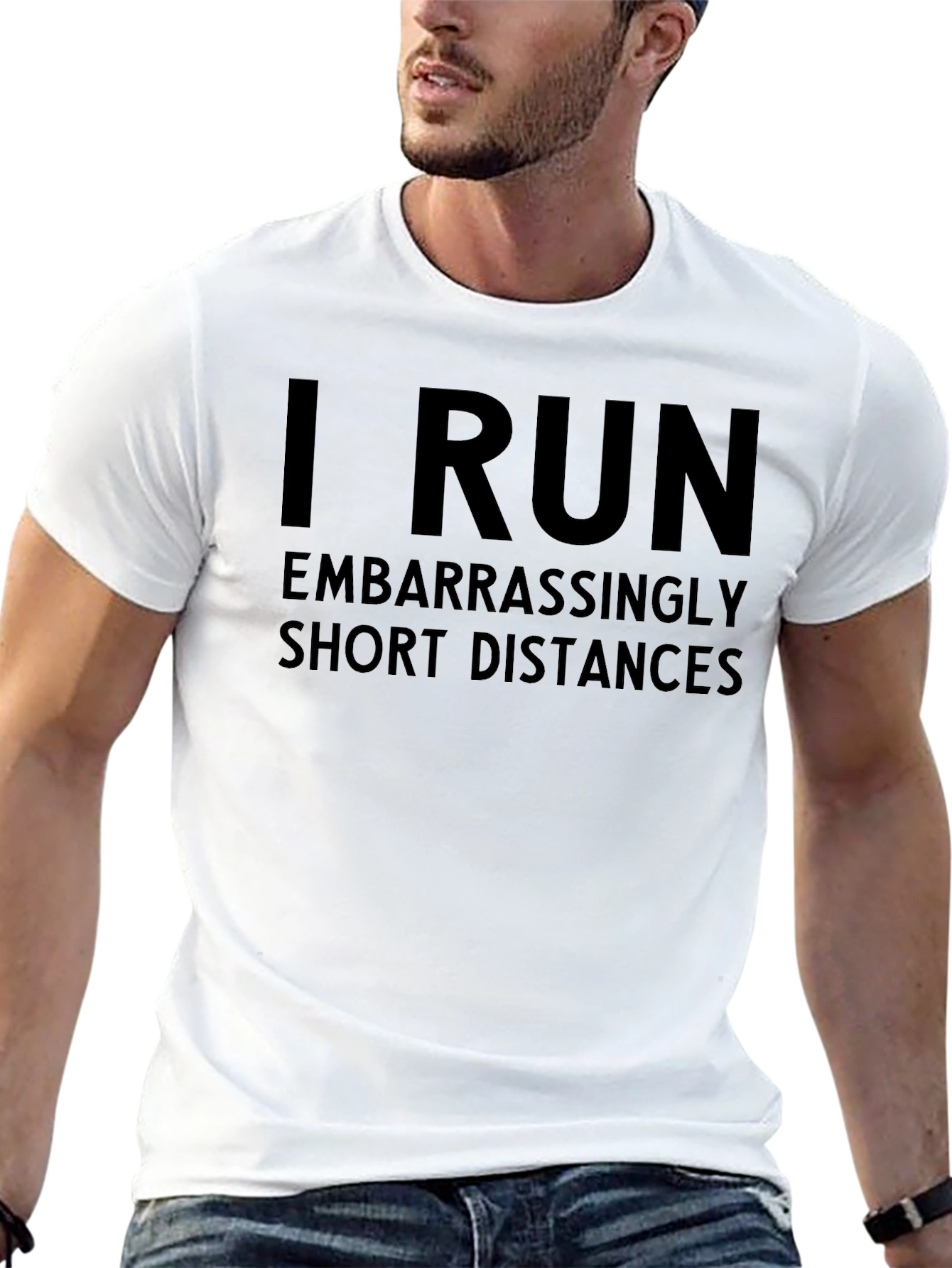 Funny Running T-Shirt - Short Distances