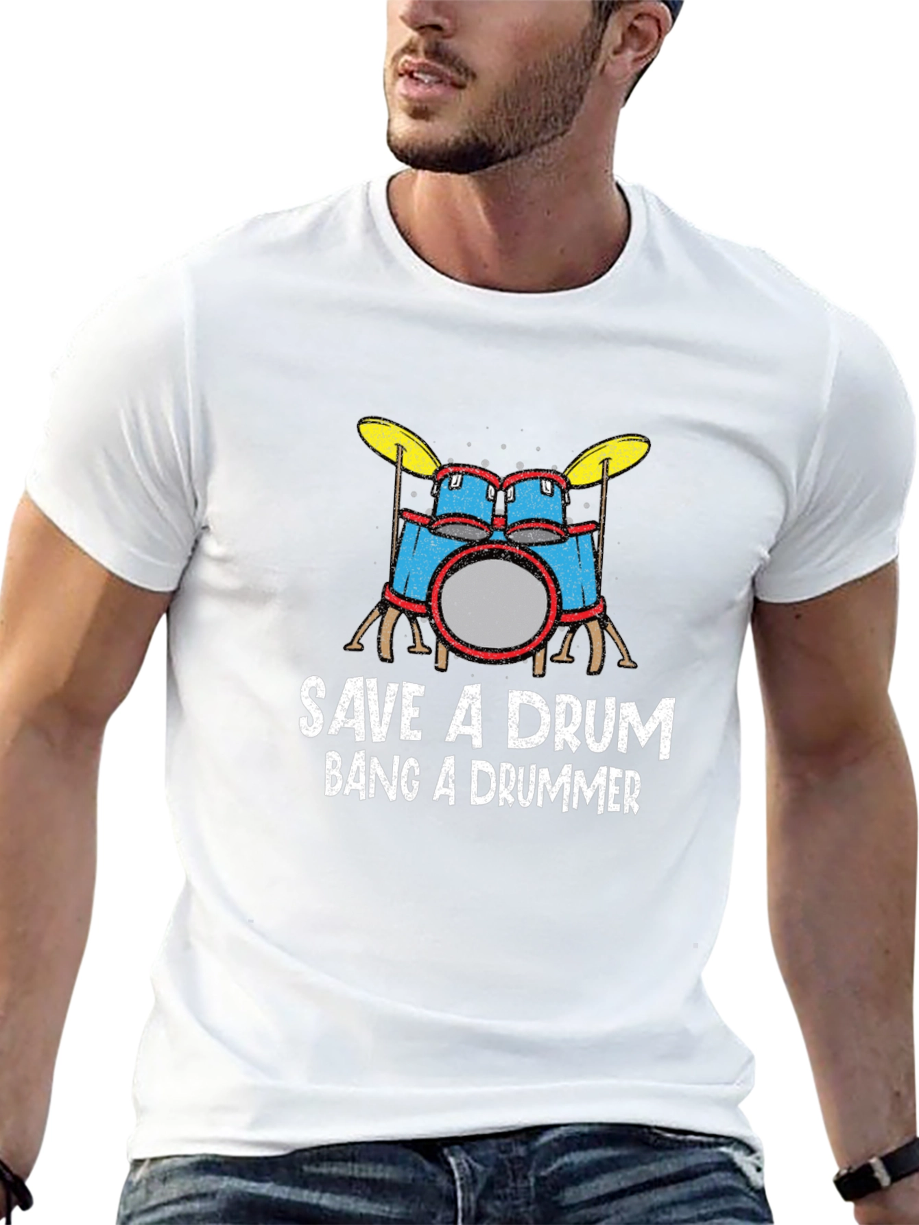 Save a Drum Bang a Drummer T-Shirt