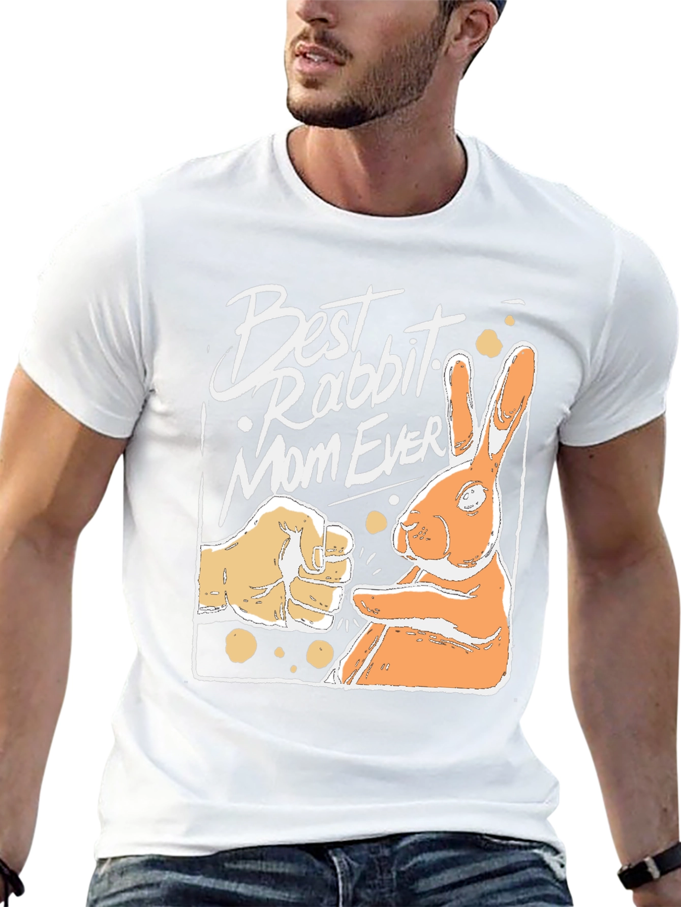 Best Rabbit Mom Ever Black T-Shirt