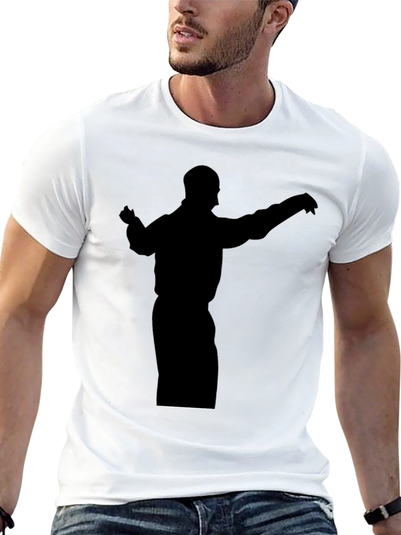 Silhouette Graphic Tee - Mens Black T-Shirt