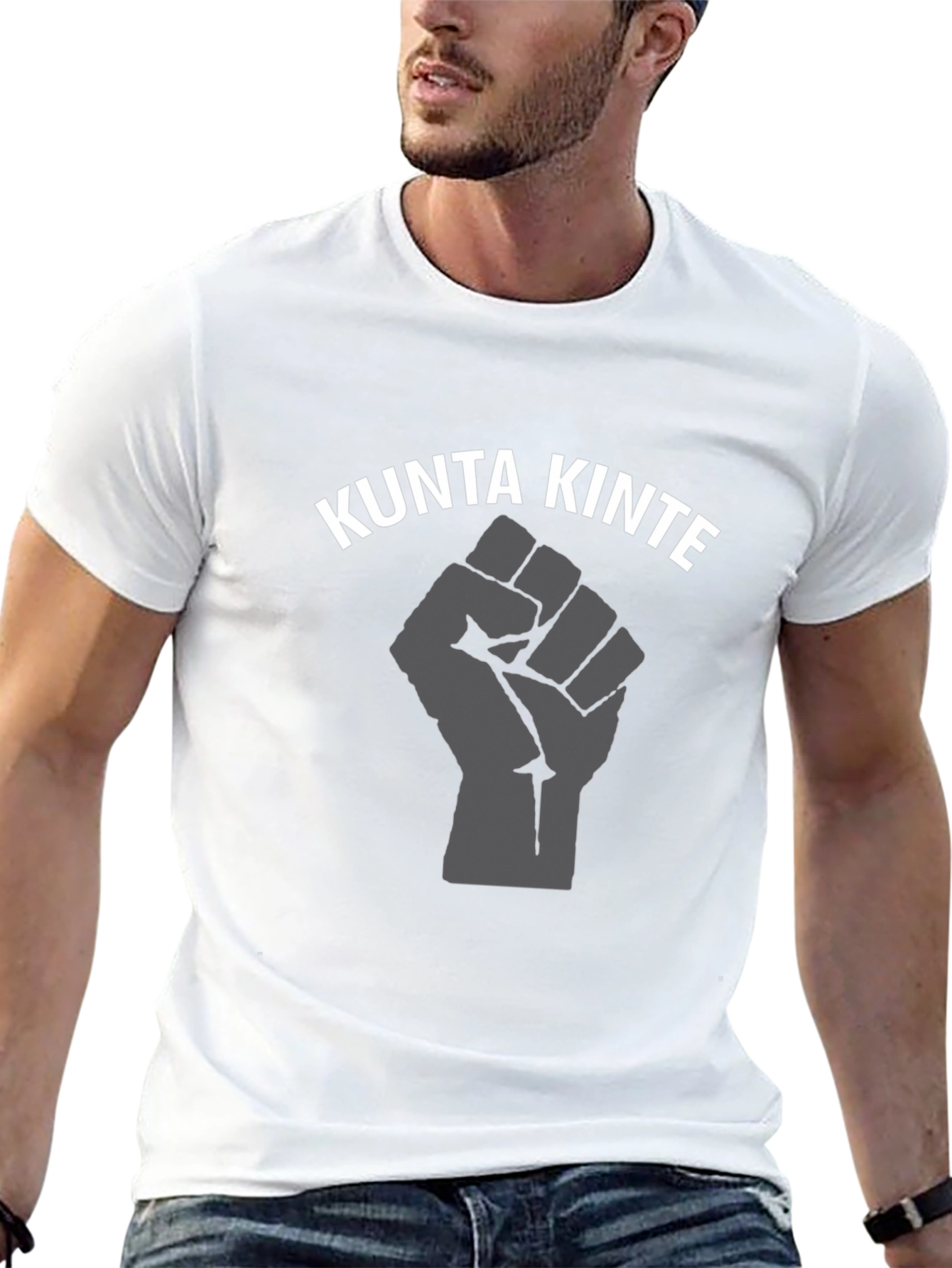 Kunta Kinte Fist T-Shirt - Black