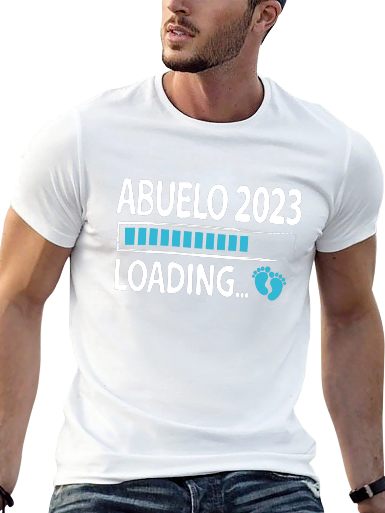Abuelo 2023 Loading T-Shirt - New Grandfather Gift