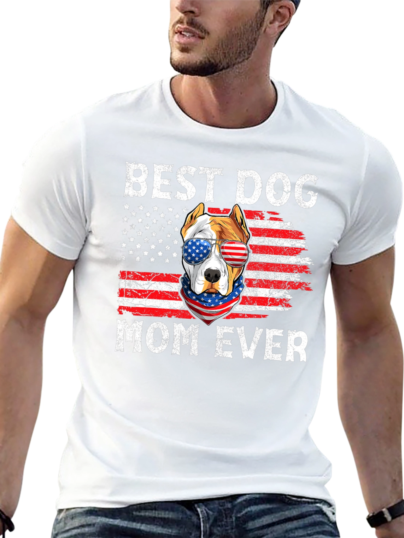 Best Dog Mom Ever Graphic T-Shirt