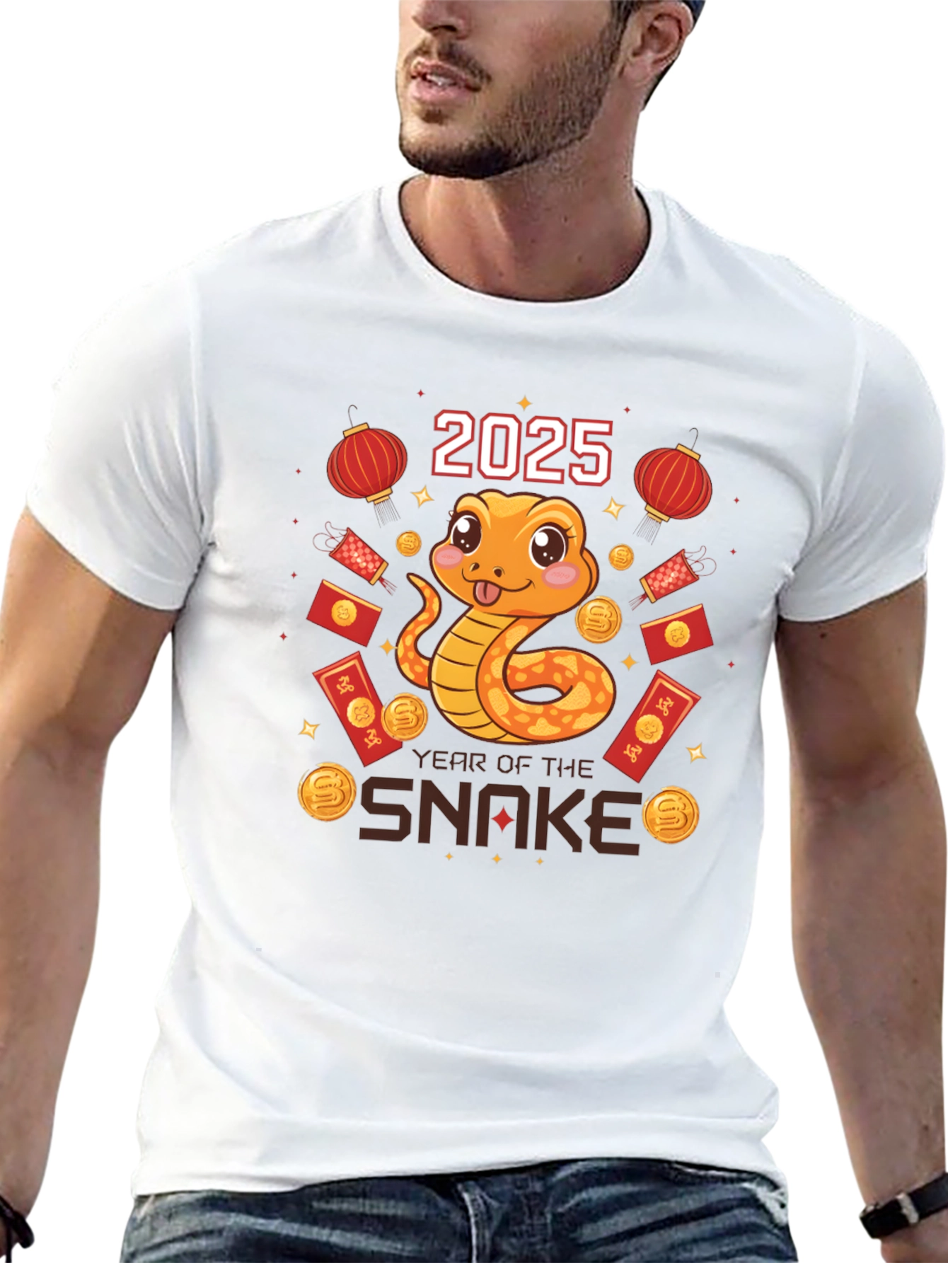Year of the Snake 2025 Graphic T-Shirt