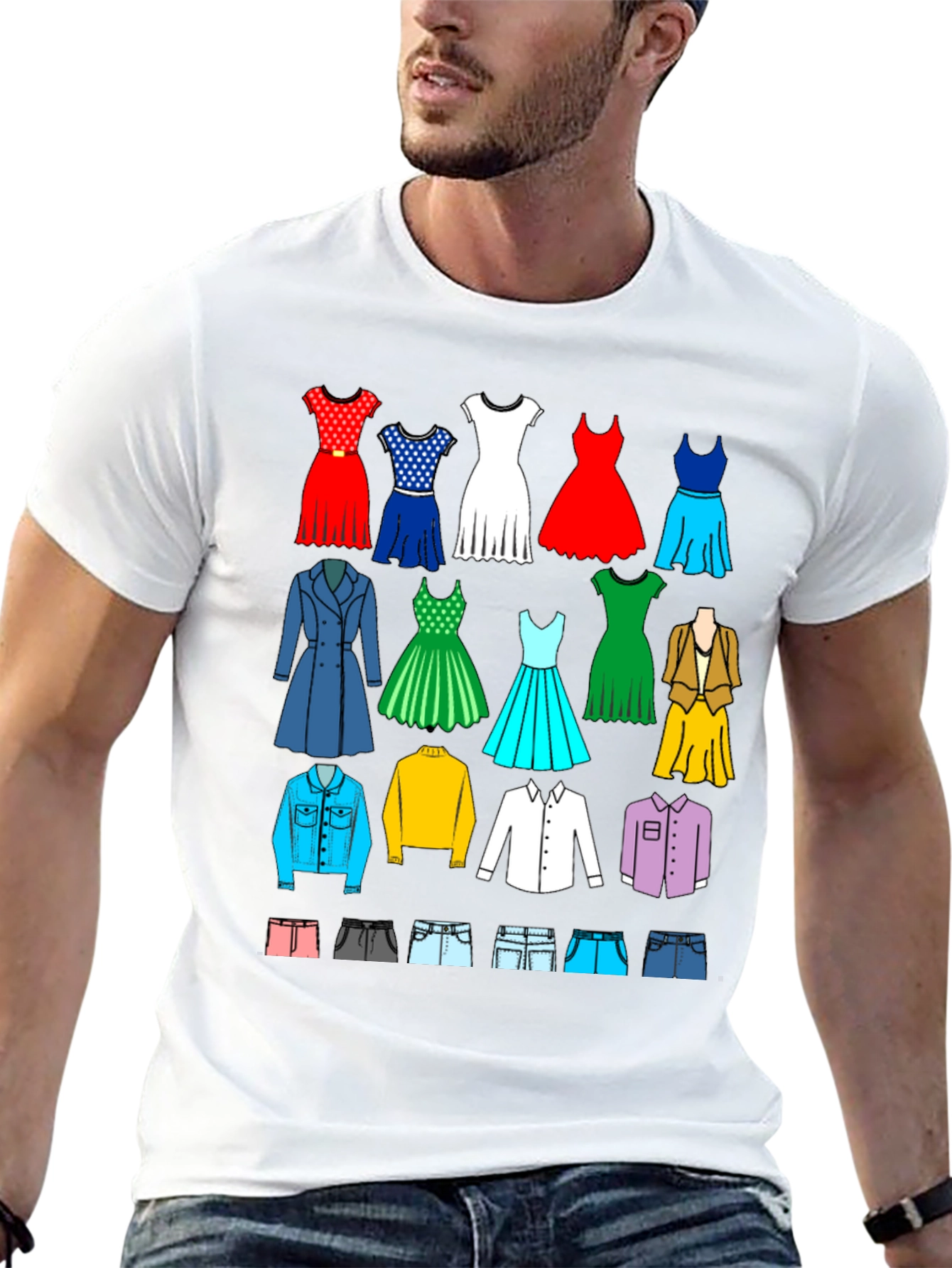 Fashion Collage Graphic Tee