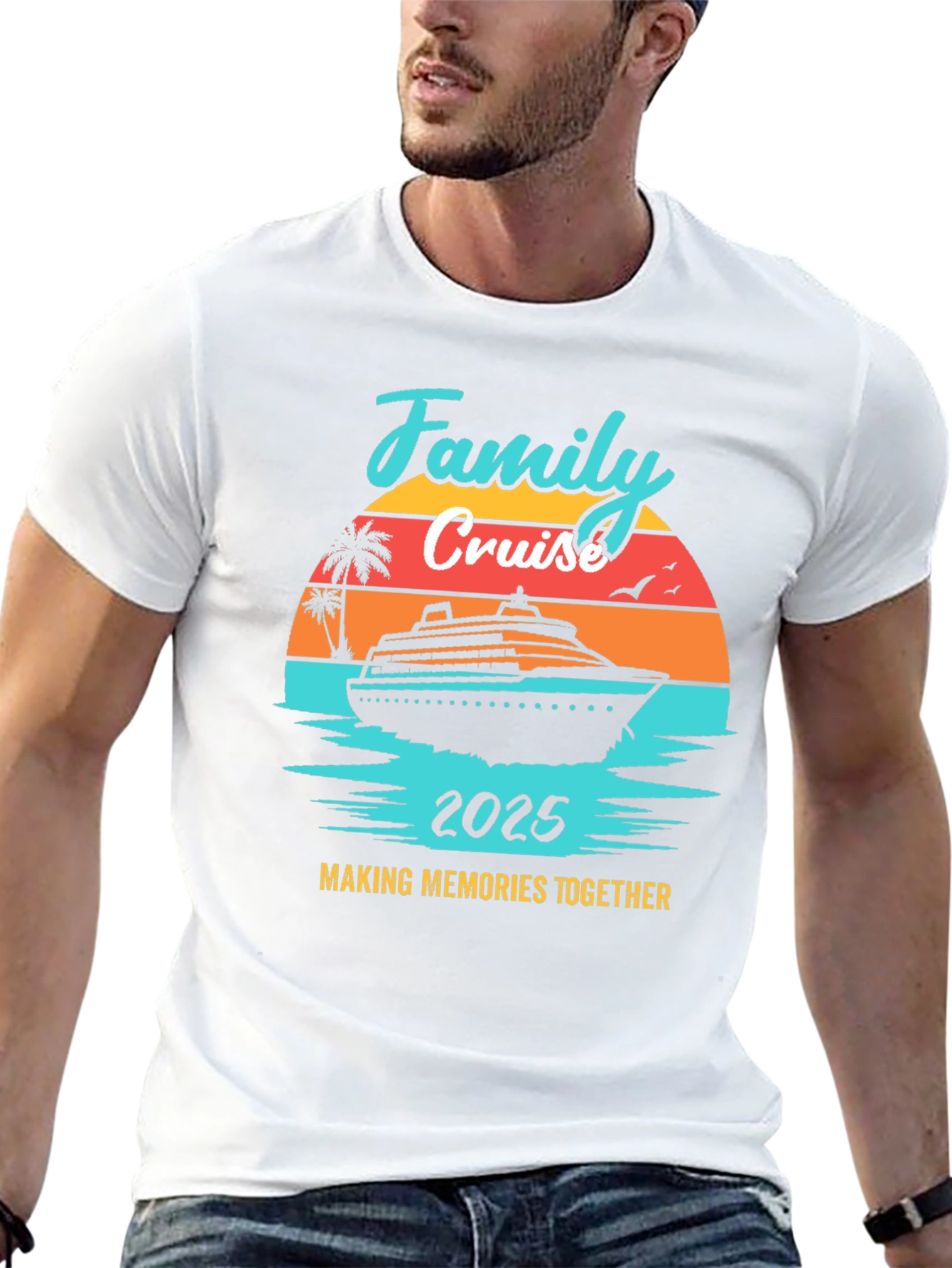 Family Cruise 2025 T-Shirt - Vacation Memories Tee