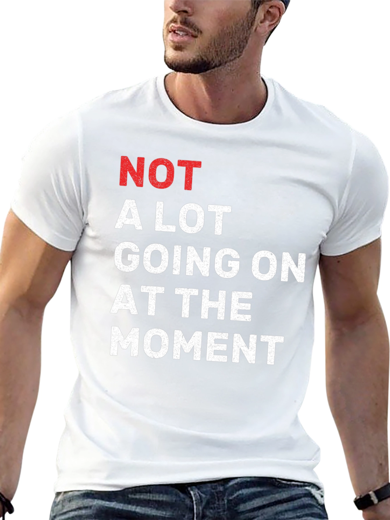 Funny Not A Lot Going On Graphic Tee
