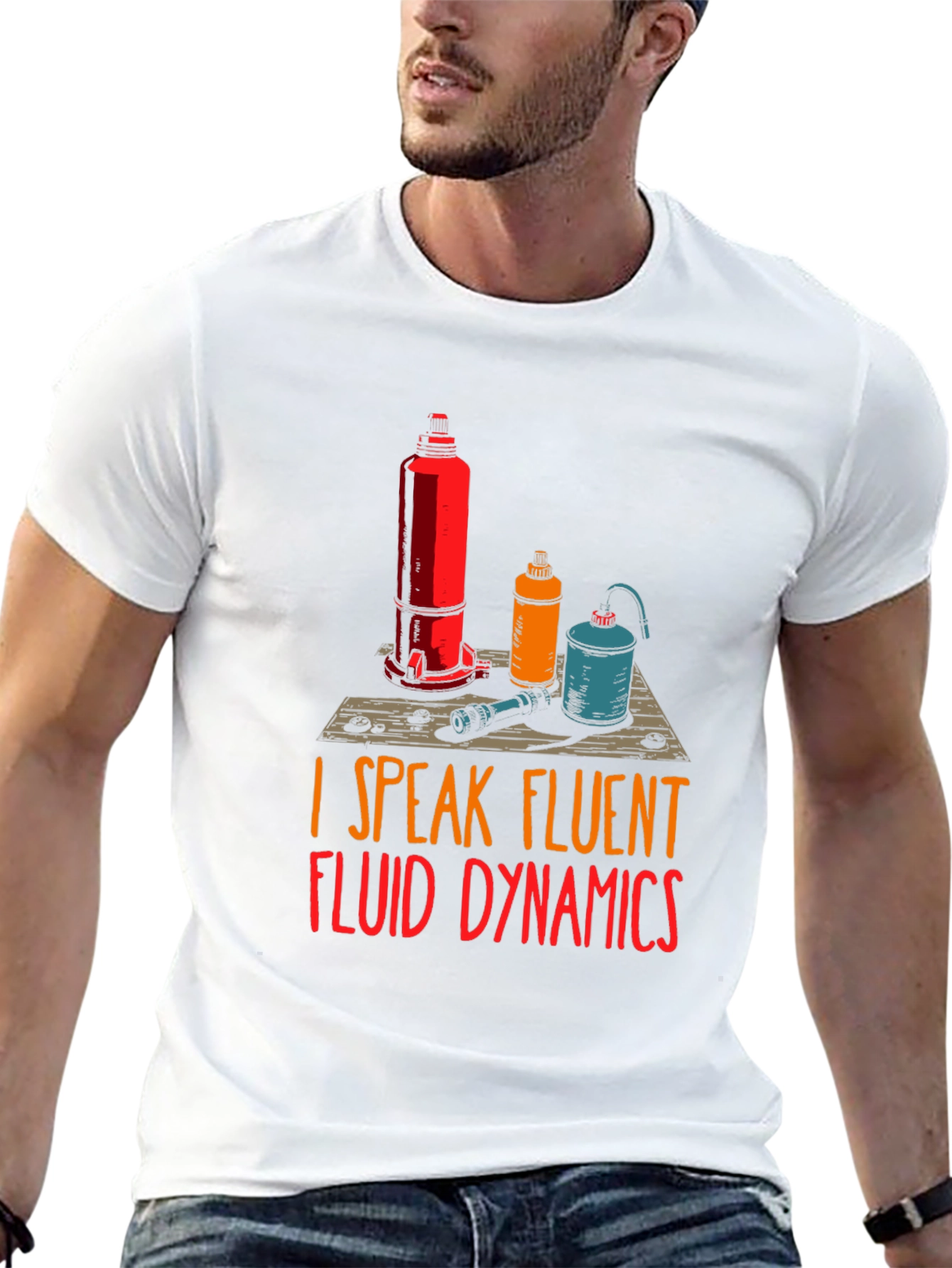 Fluent Fluid Dynamics Graphic T-Shirt