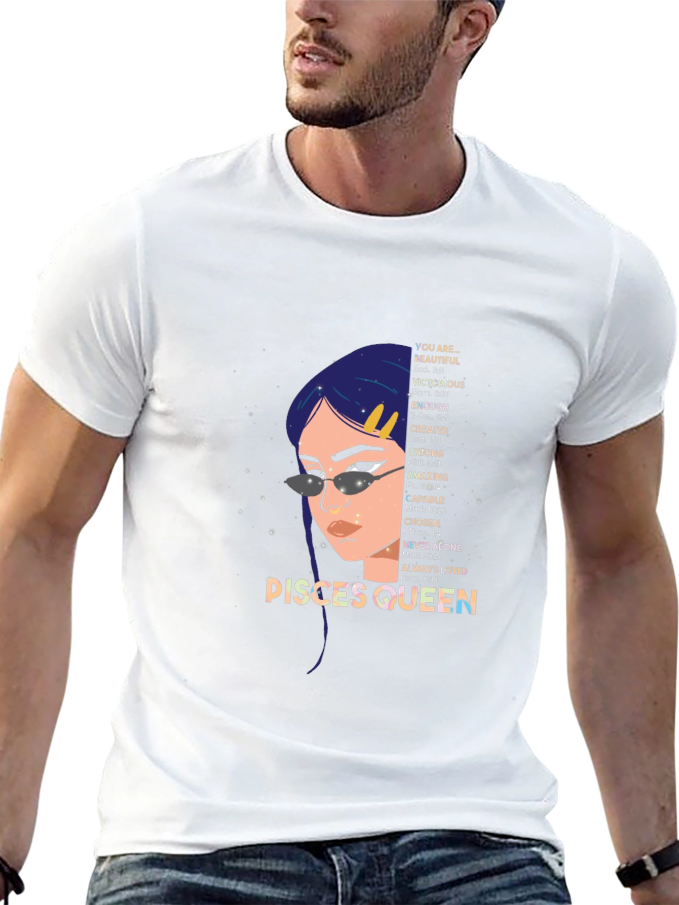 Pisces Queen T-Shirt - Zodiac Sign Graphic Tee