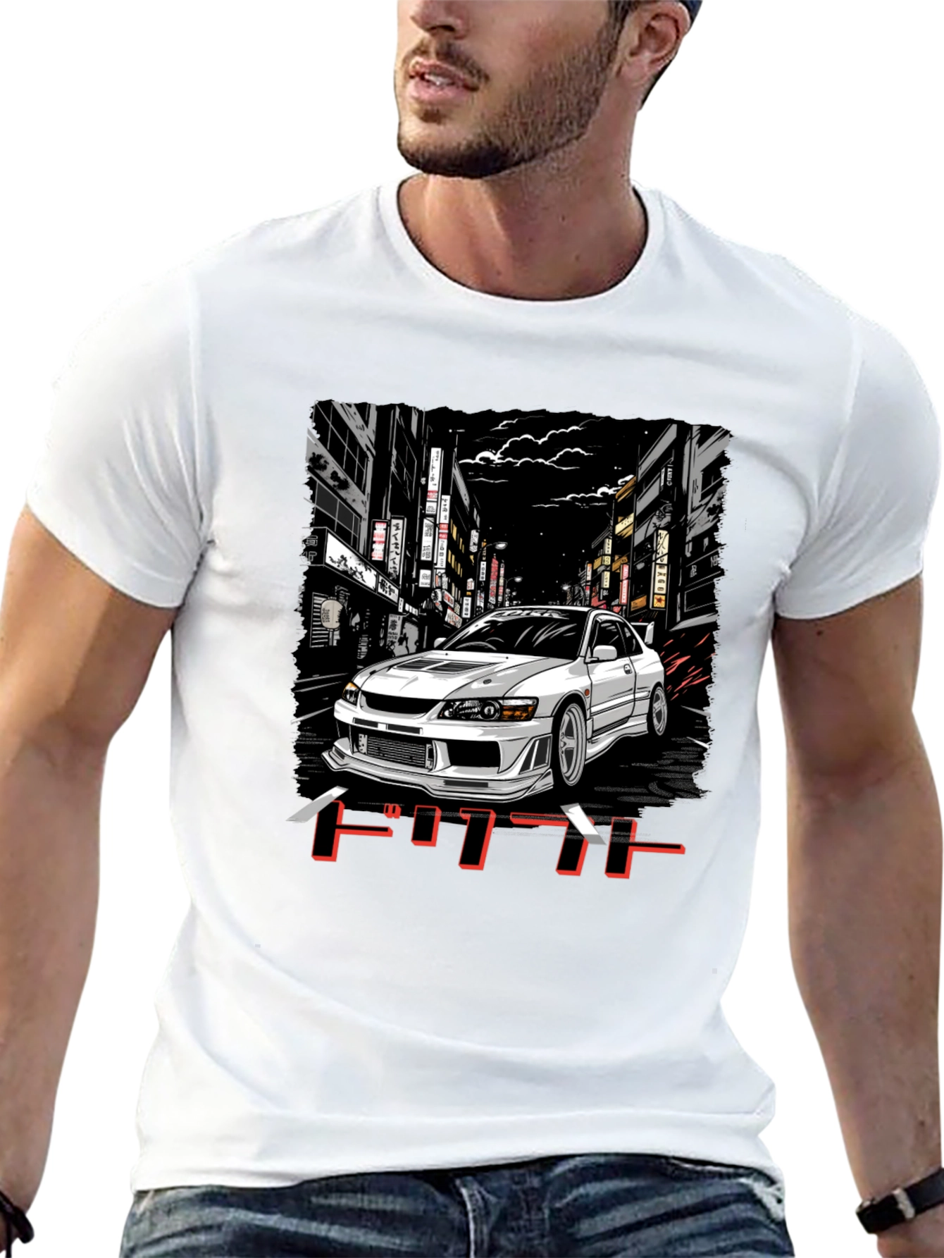 JDM Car Graphic Tee - Street Racing Style