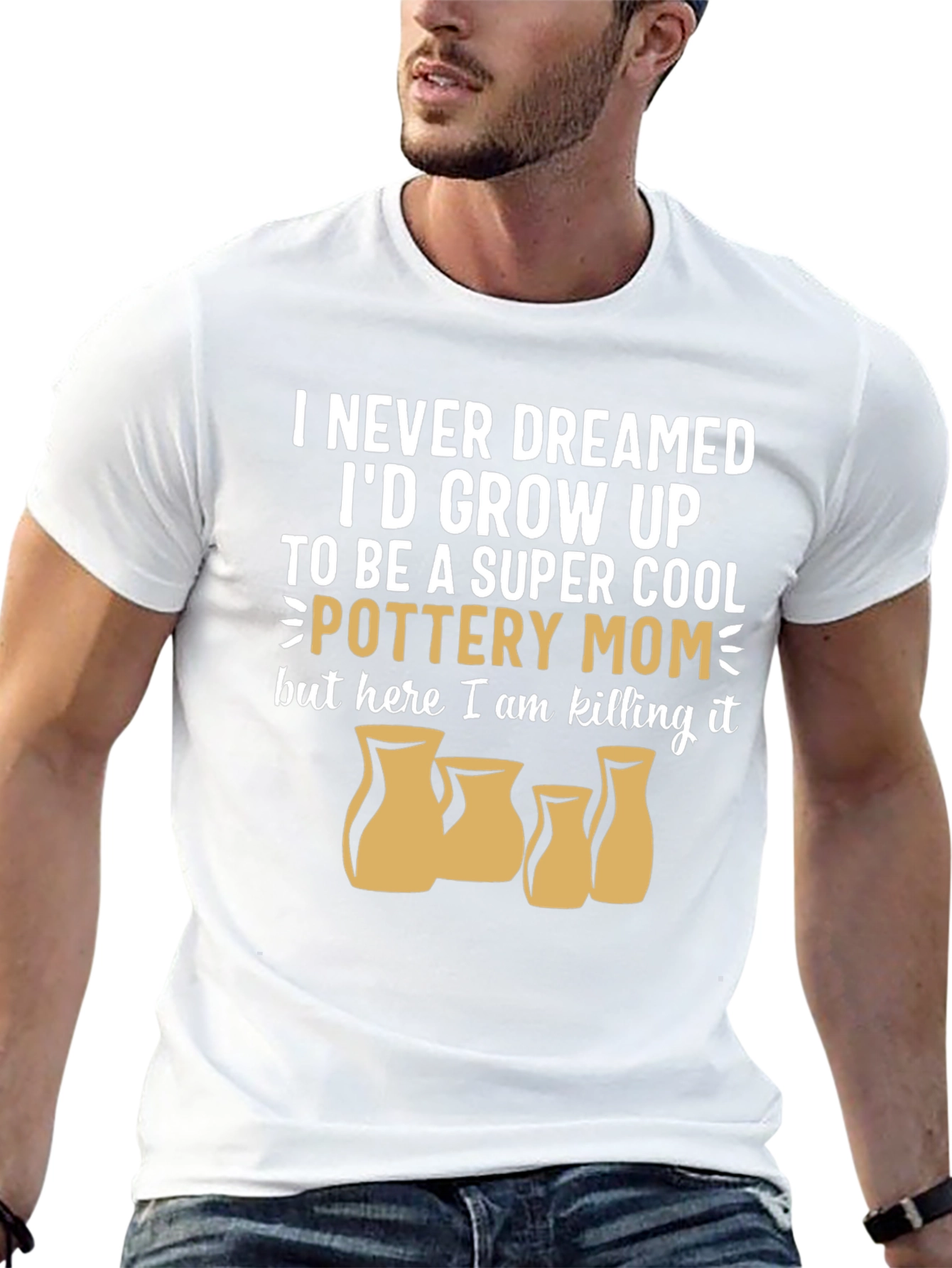 Cool Pottery Mom T-Shirt - Novelty Graphic Tee