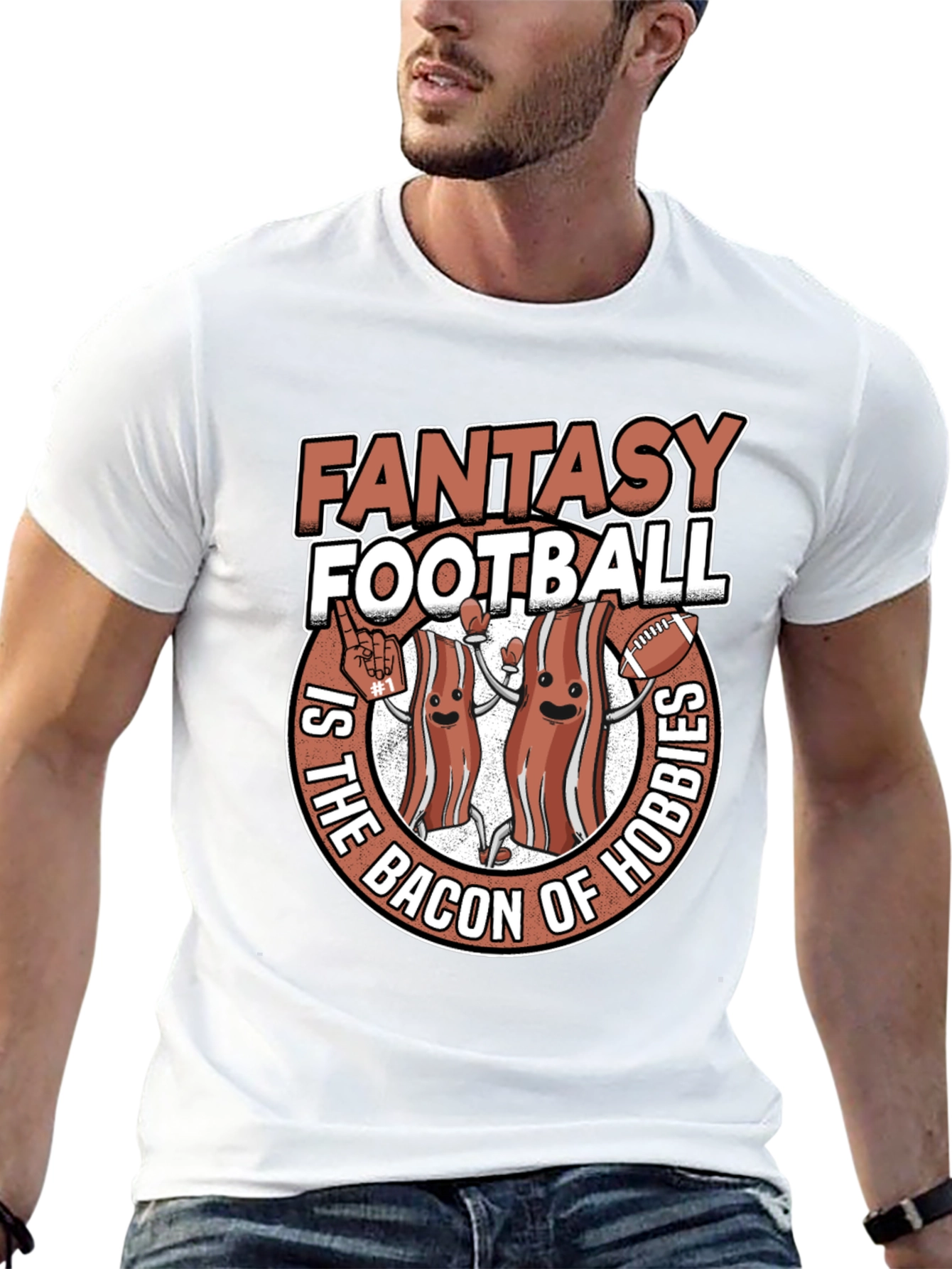 Fantasy Football Bacon T-Shirt