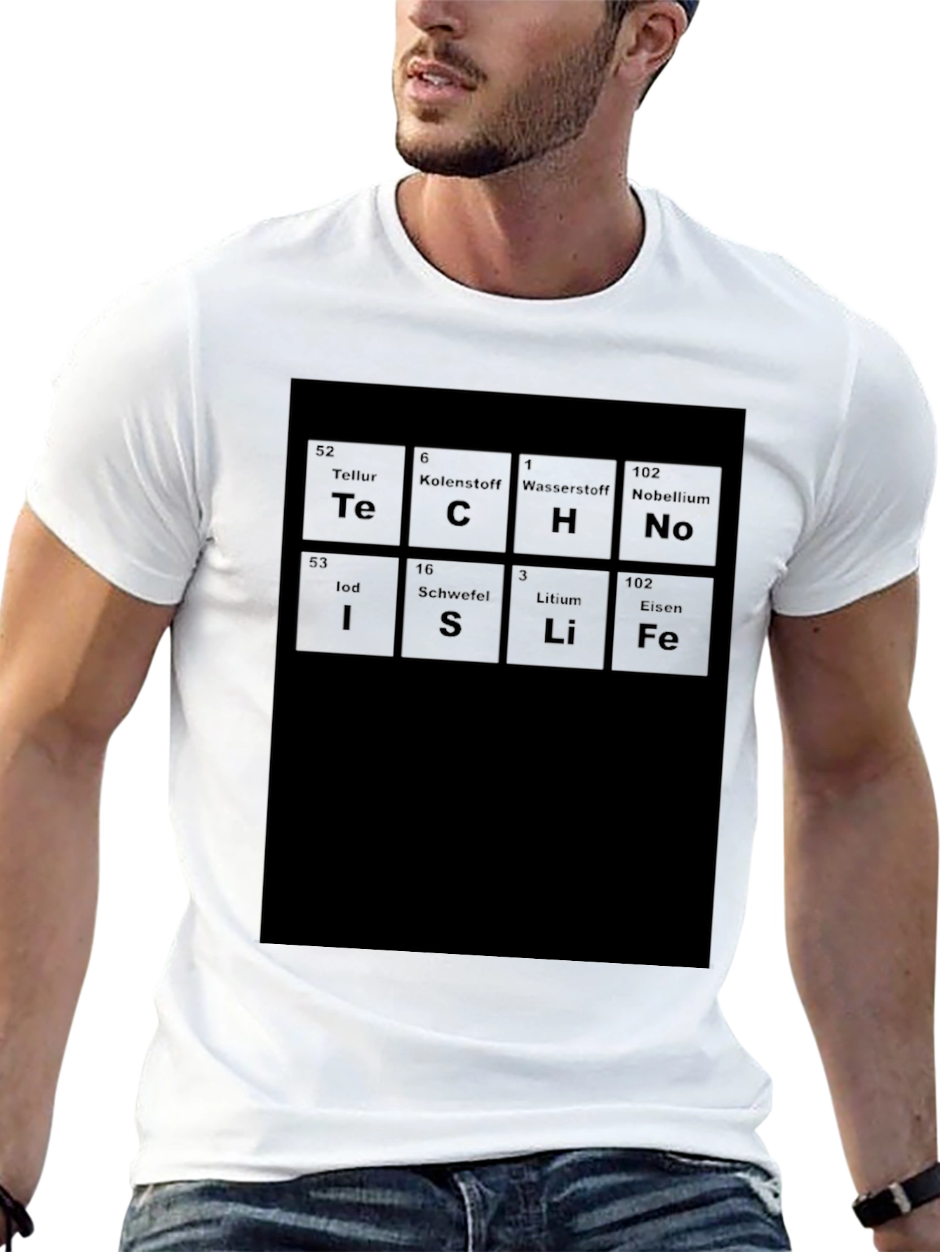 Tech is Life Periodic Table T-Shirt