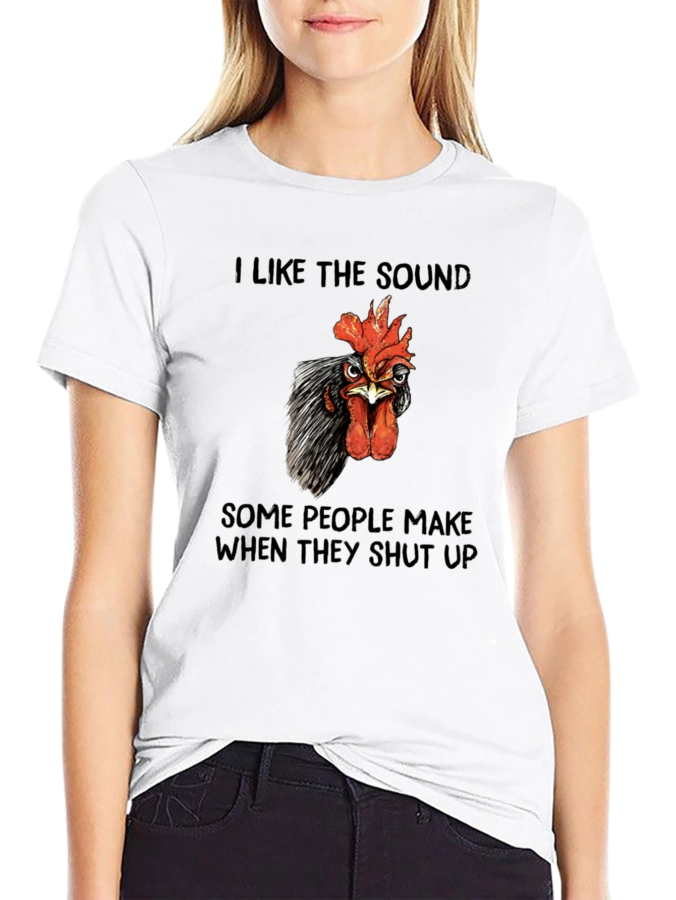 Funny Chicken T-Shirt - I Like The Sound