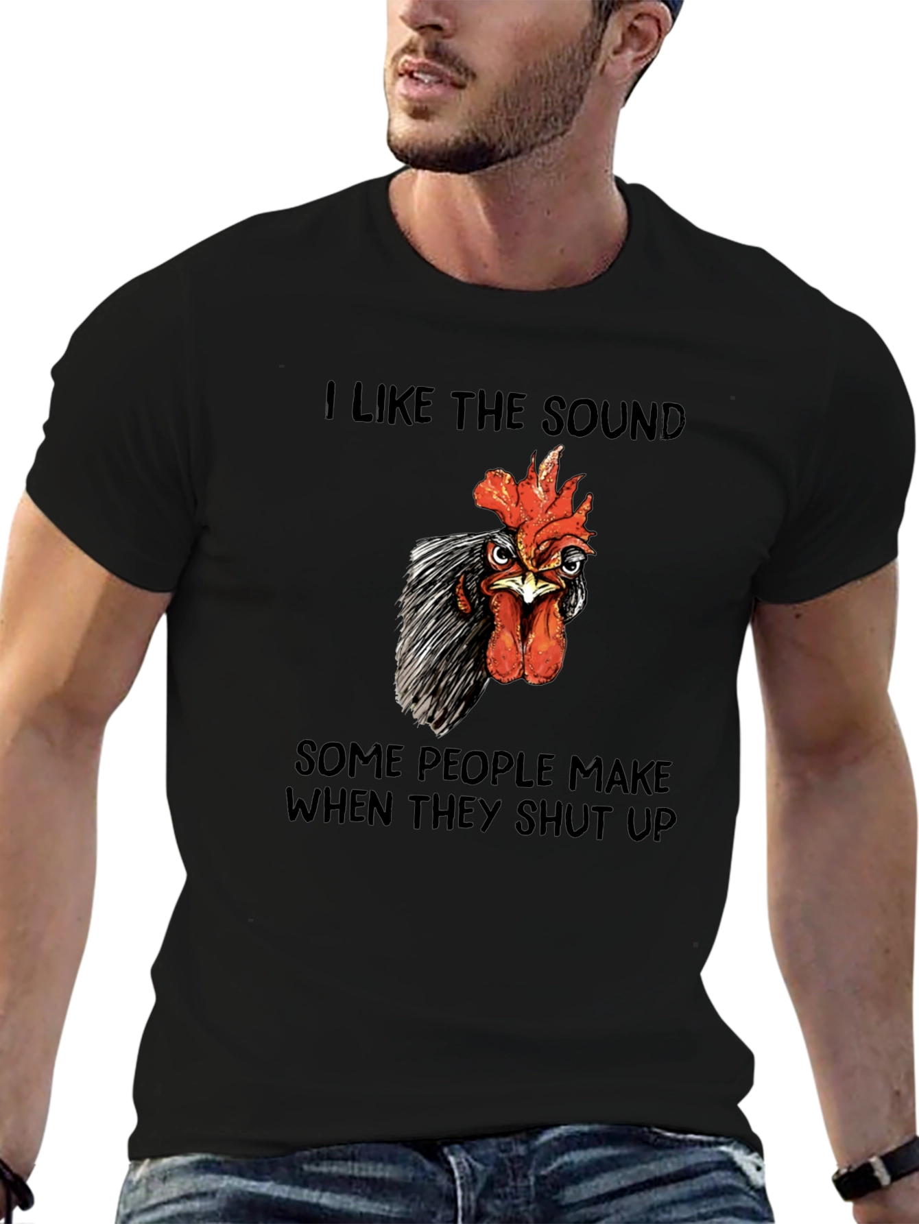 Funny Chicken T-Shirt - I Like The Sound