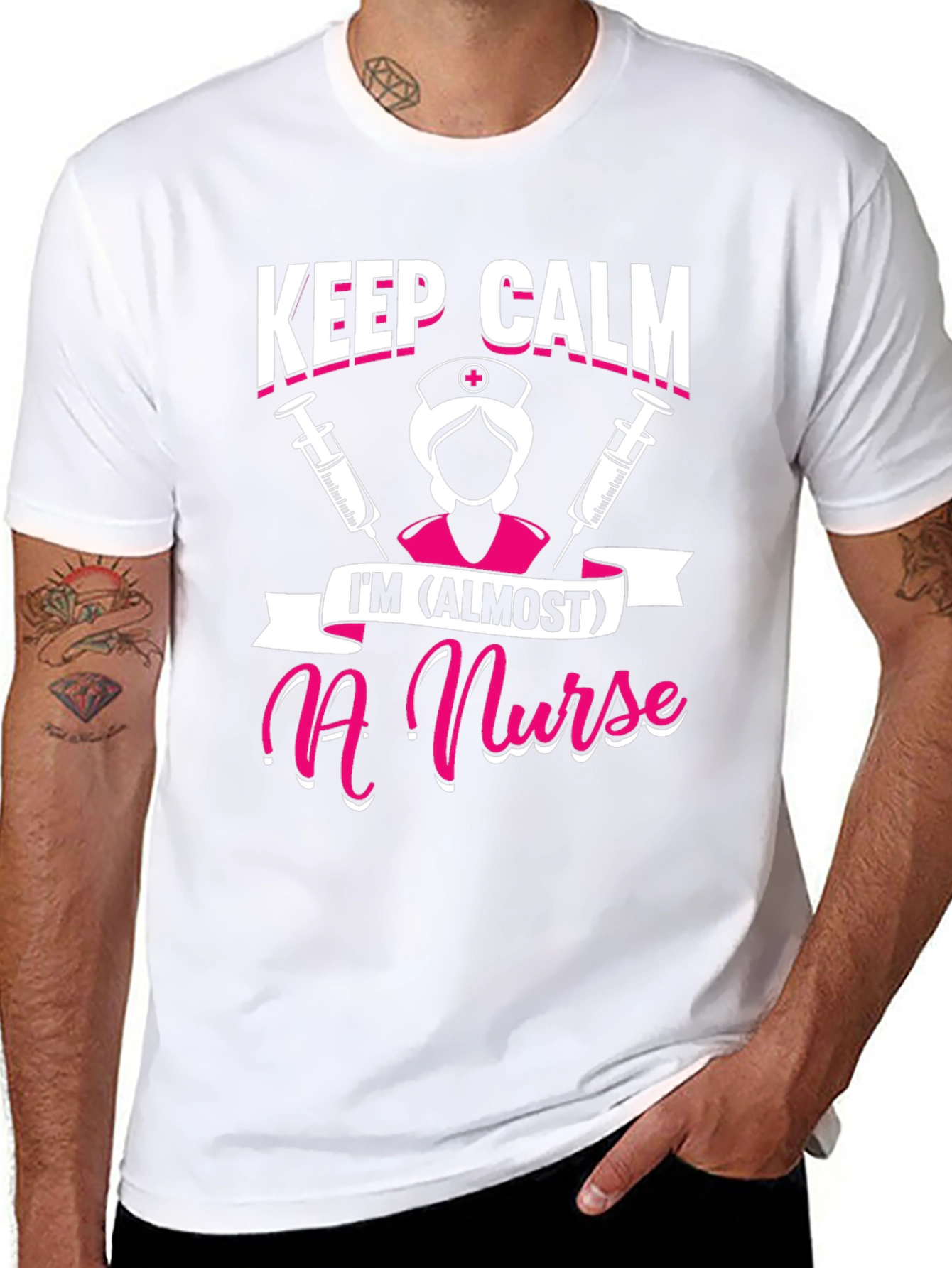 Keep Calm Im (Almost) a Nurse T-Shirt