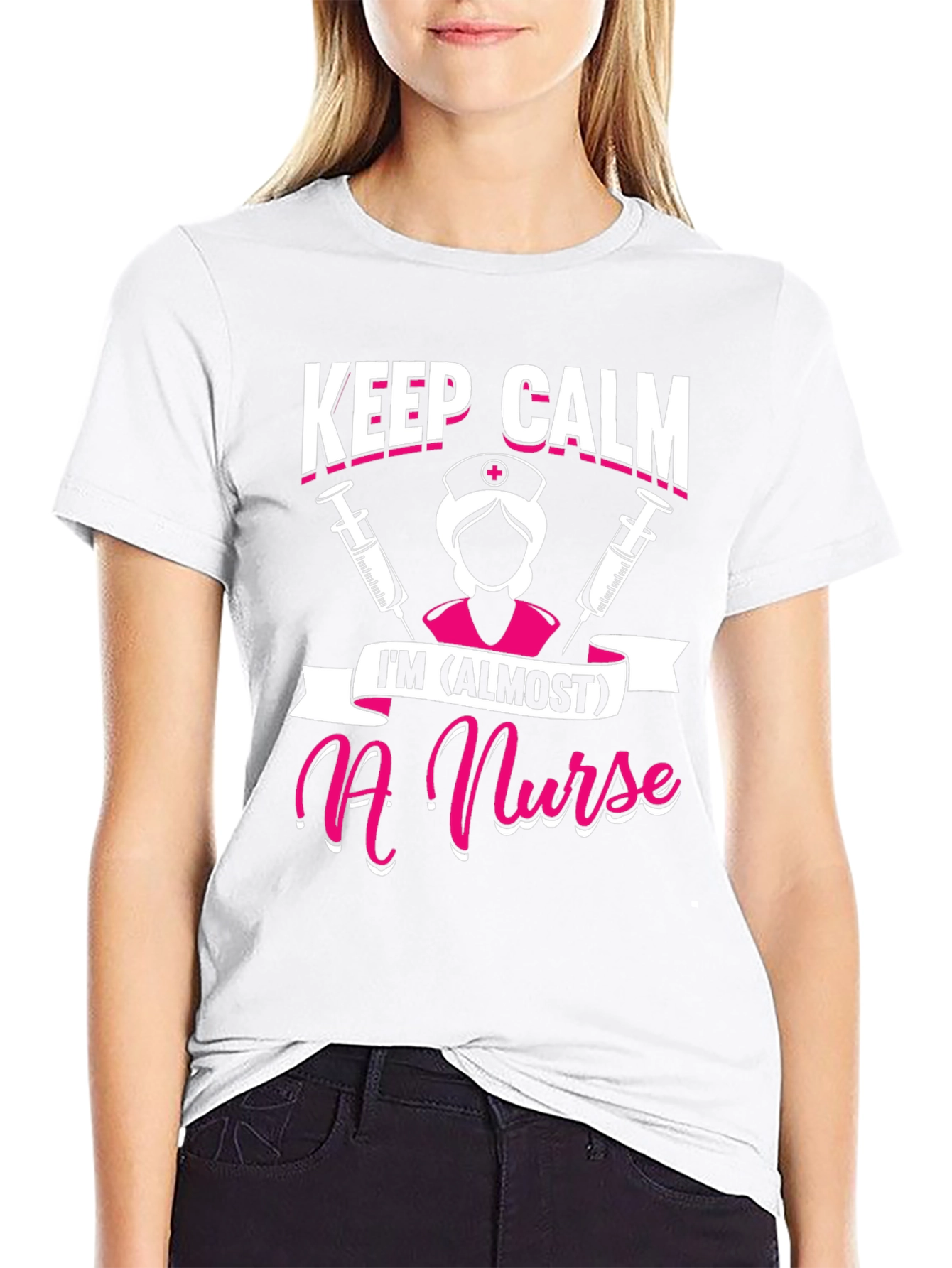 Keep Calm Im (Almost) a Nurse T-Shirt