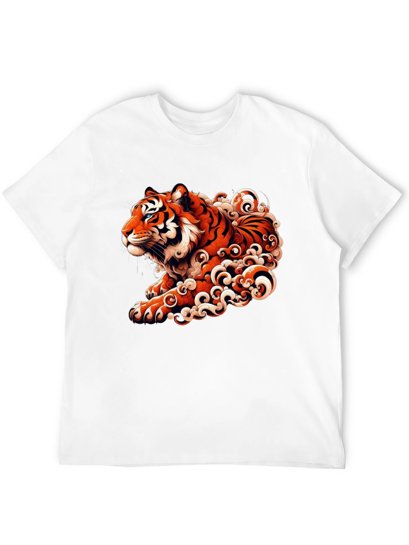 Tiger Graphic Black T-Shirt