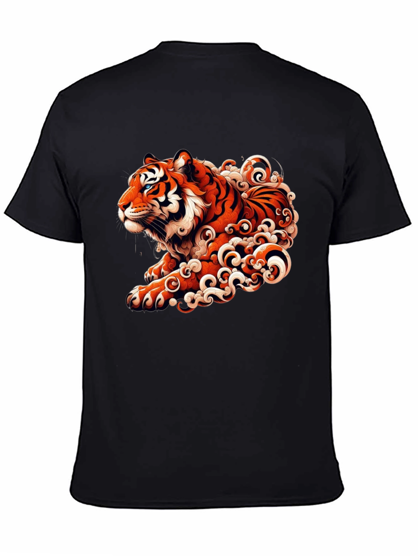 Tiger Graphic Black T-Shirt