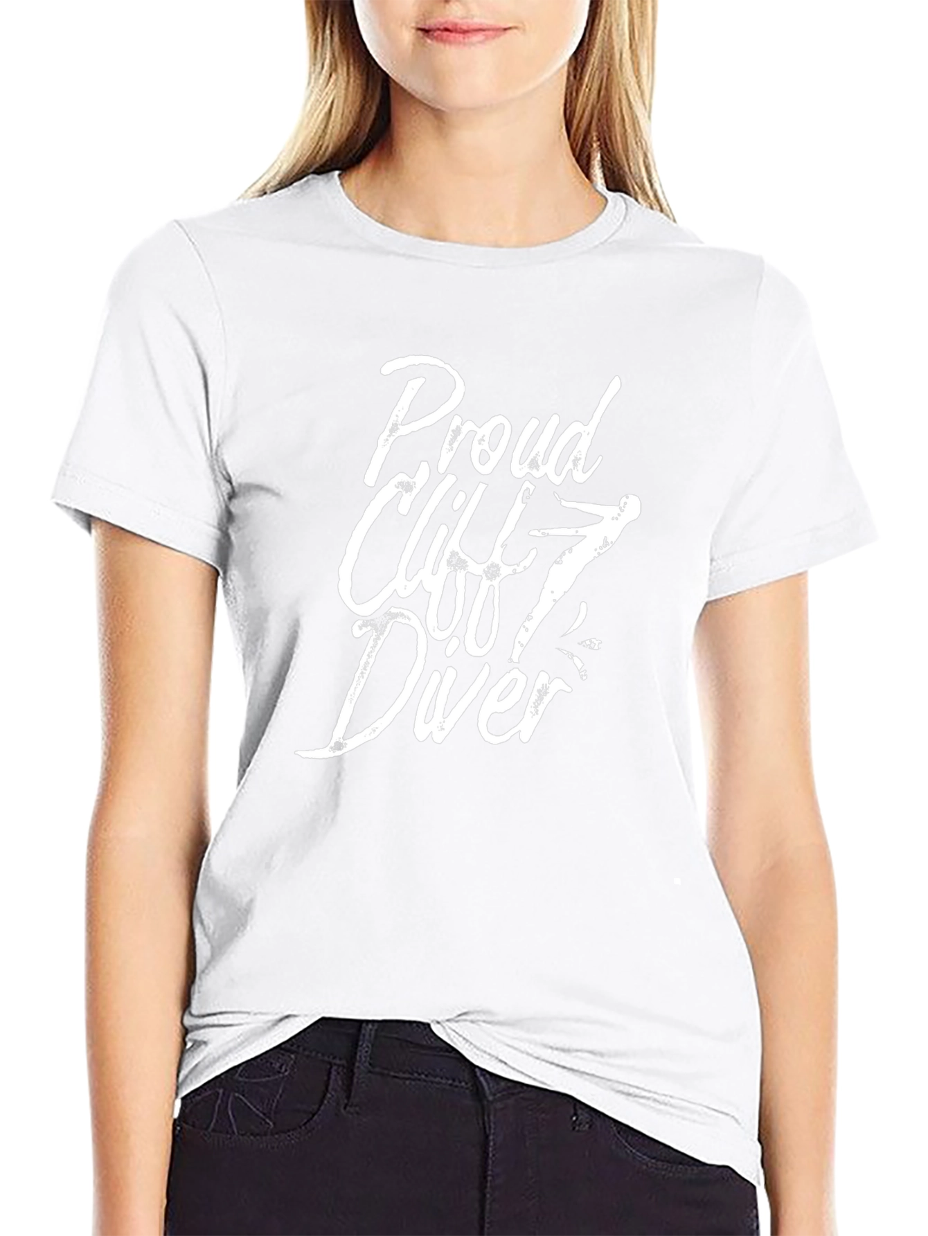 Proud Cliff Diver Black T-Shirt