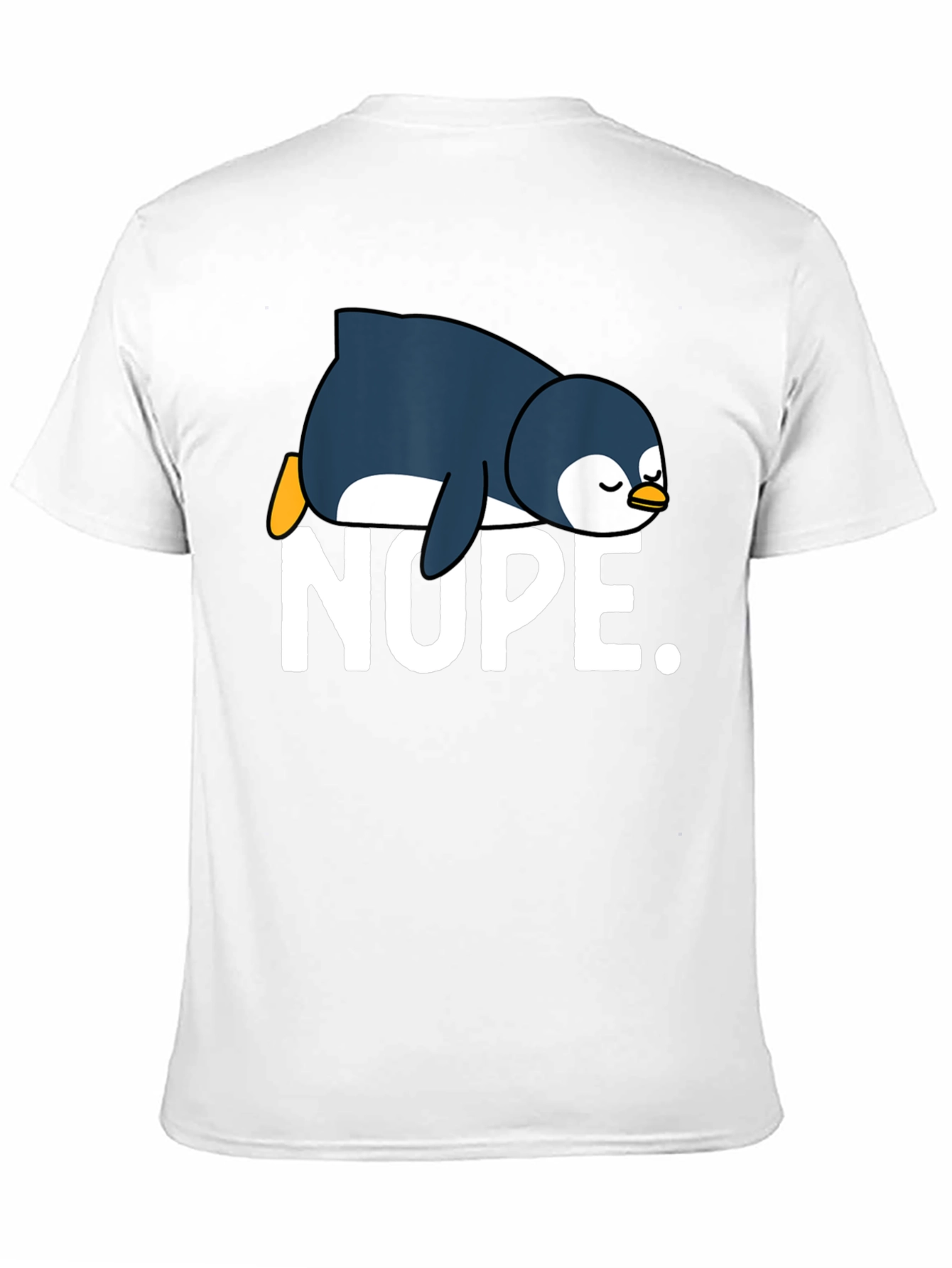 Nope Penguin Graphic Tee - Relaxed Fit