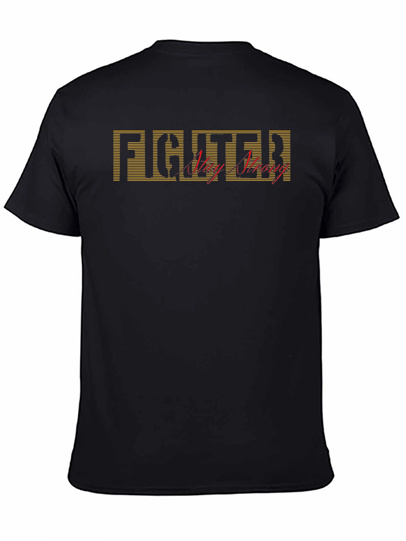 Fighter Very Strong Black T-Shirt