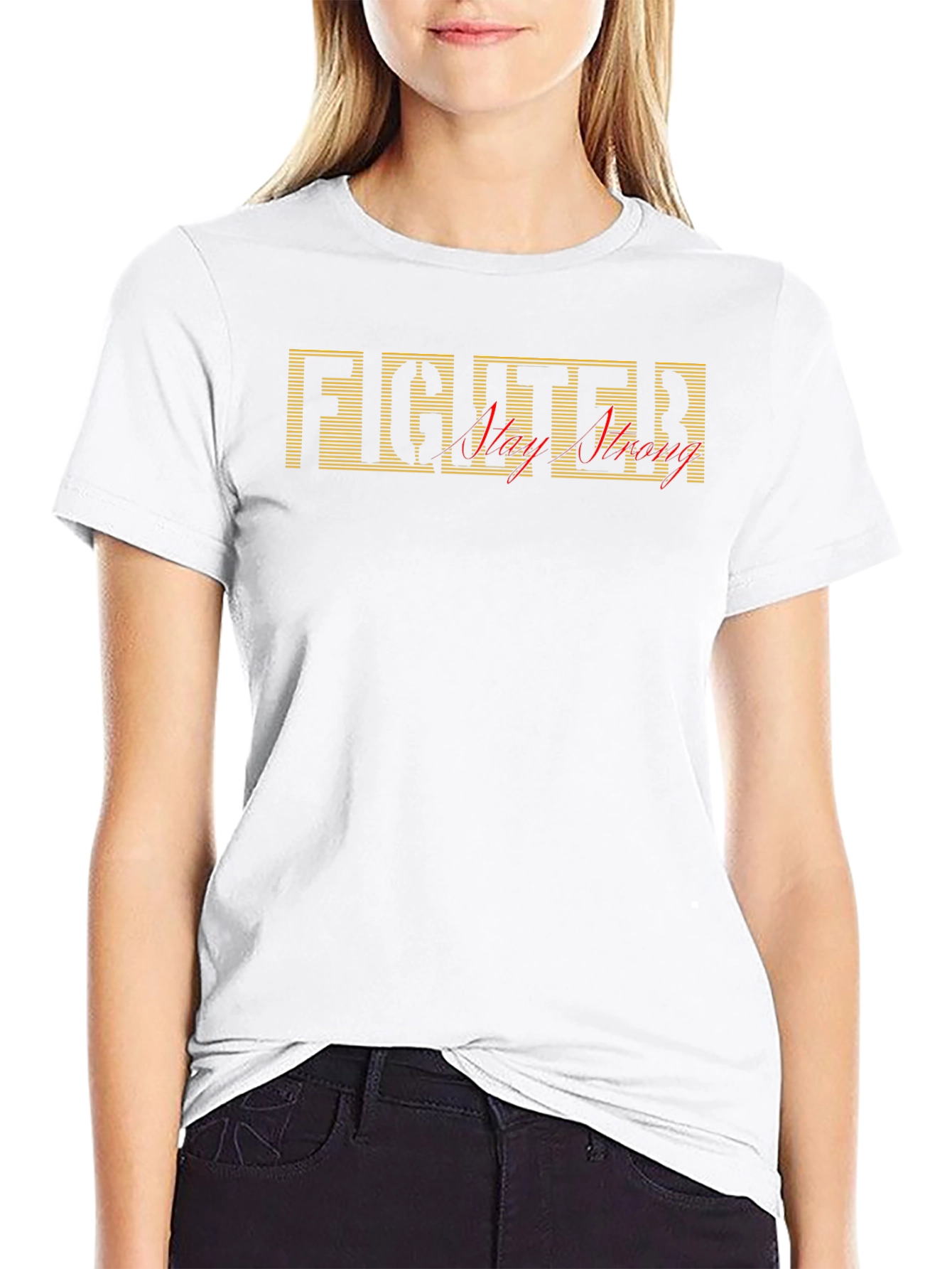 Fighter Very Strong Black T-Shirt