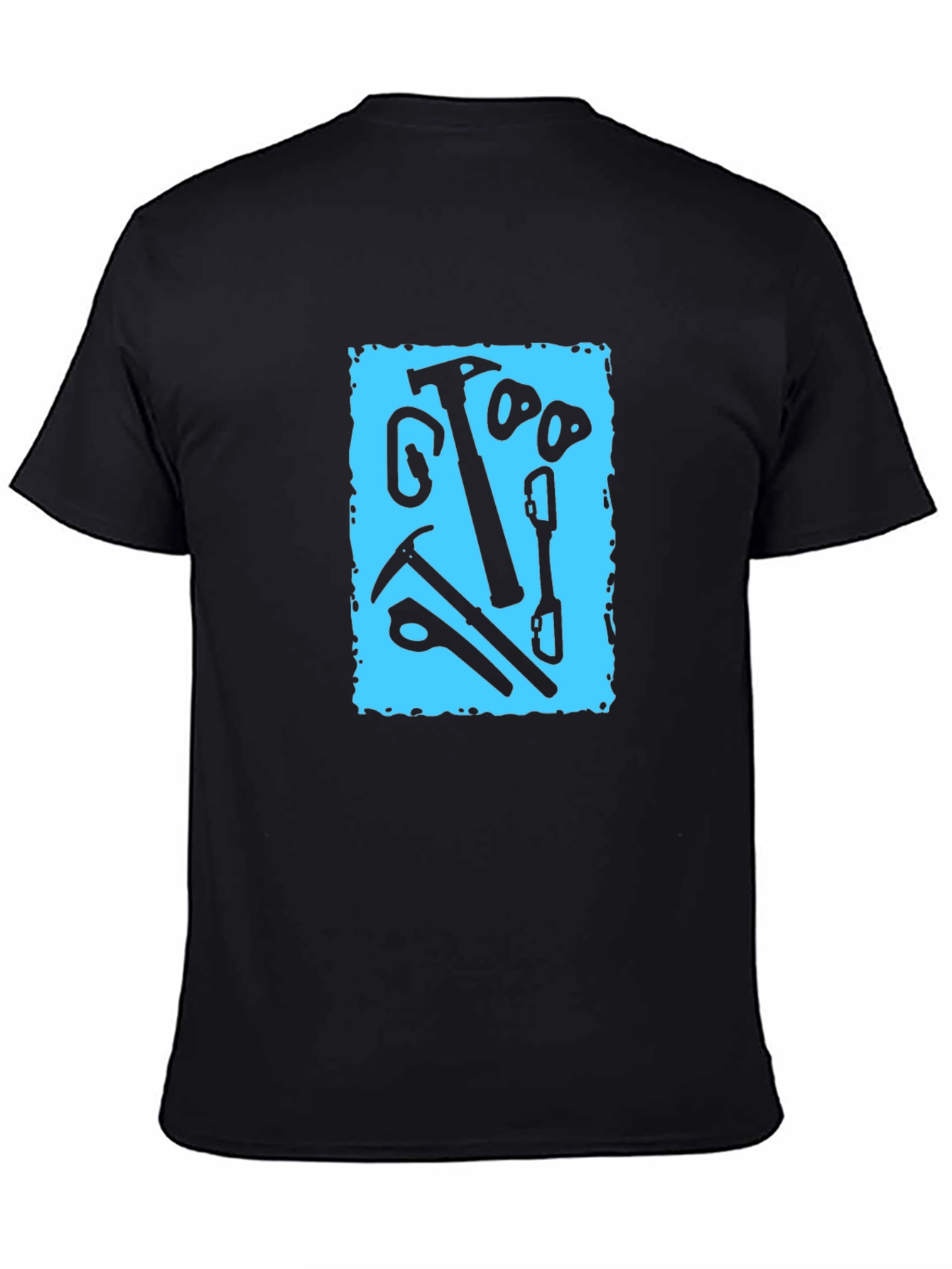 Climbing Gear Graphic Tee - Black