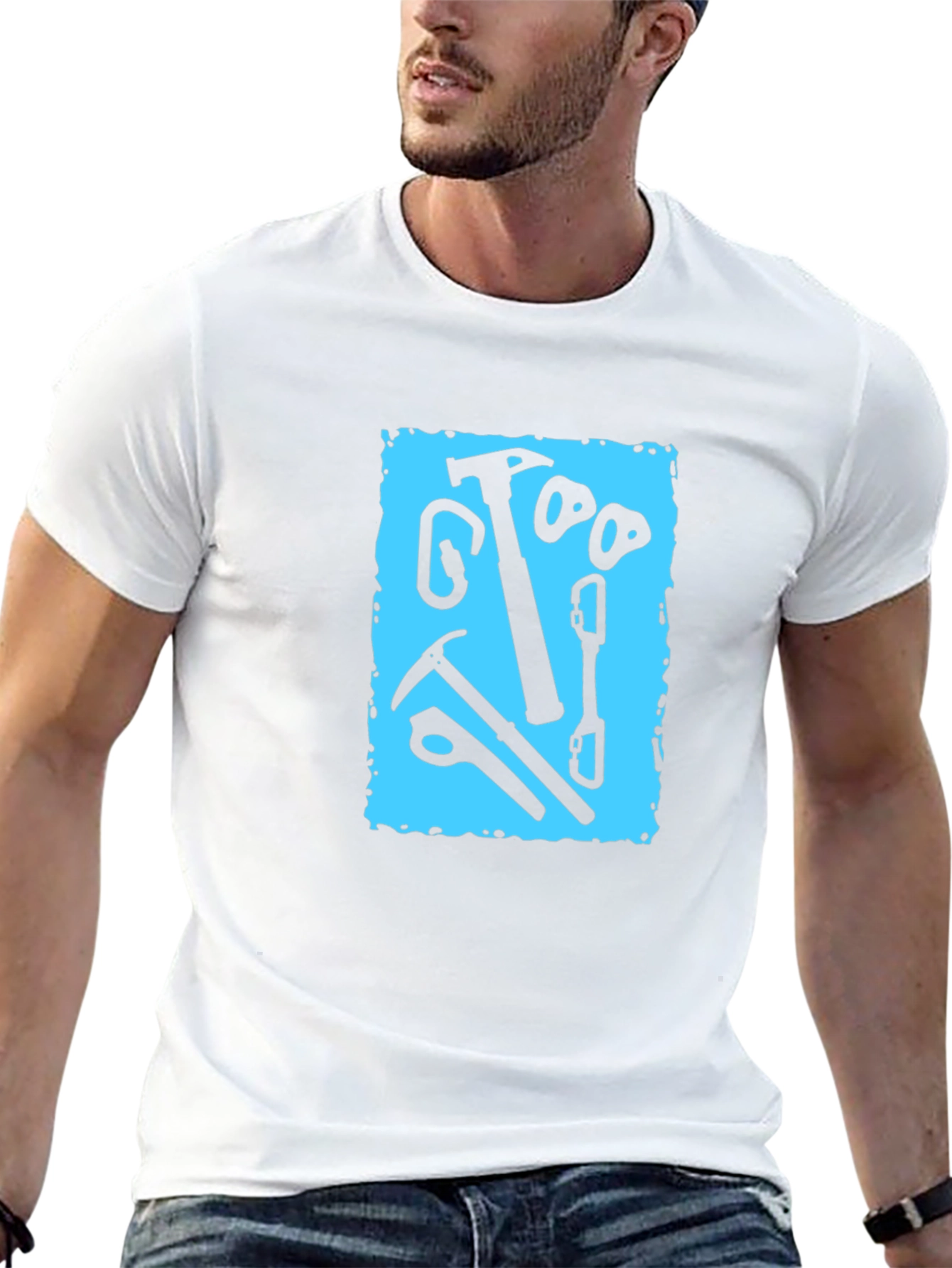 Climbing Gear Graphic Tee - Black