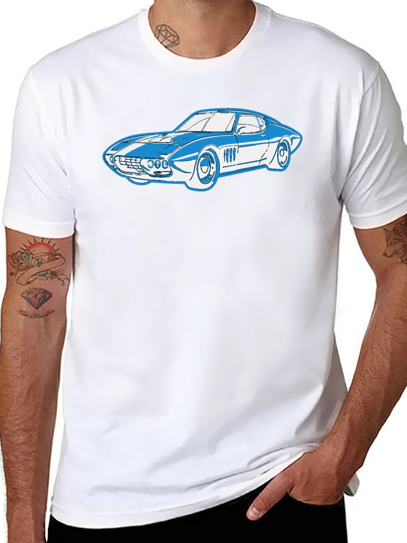 Classic Car Graphic Tee - Retro Style