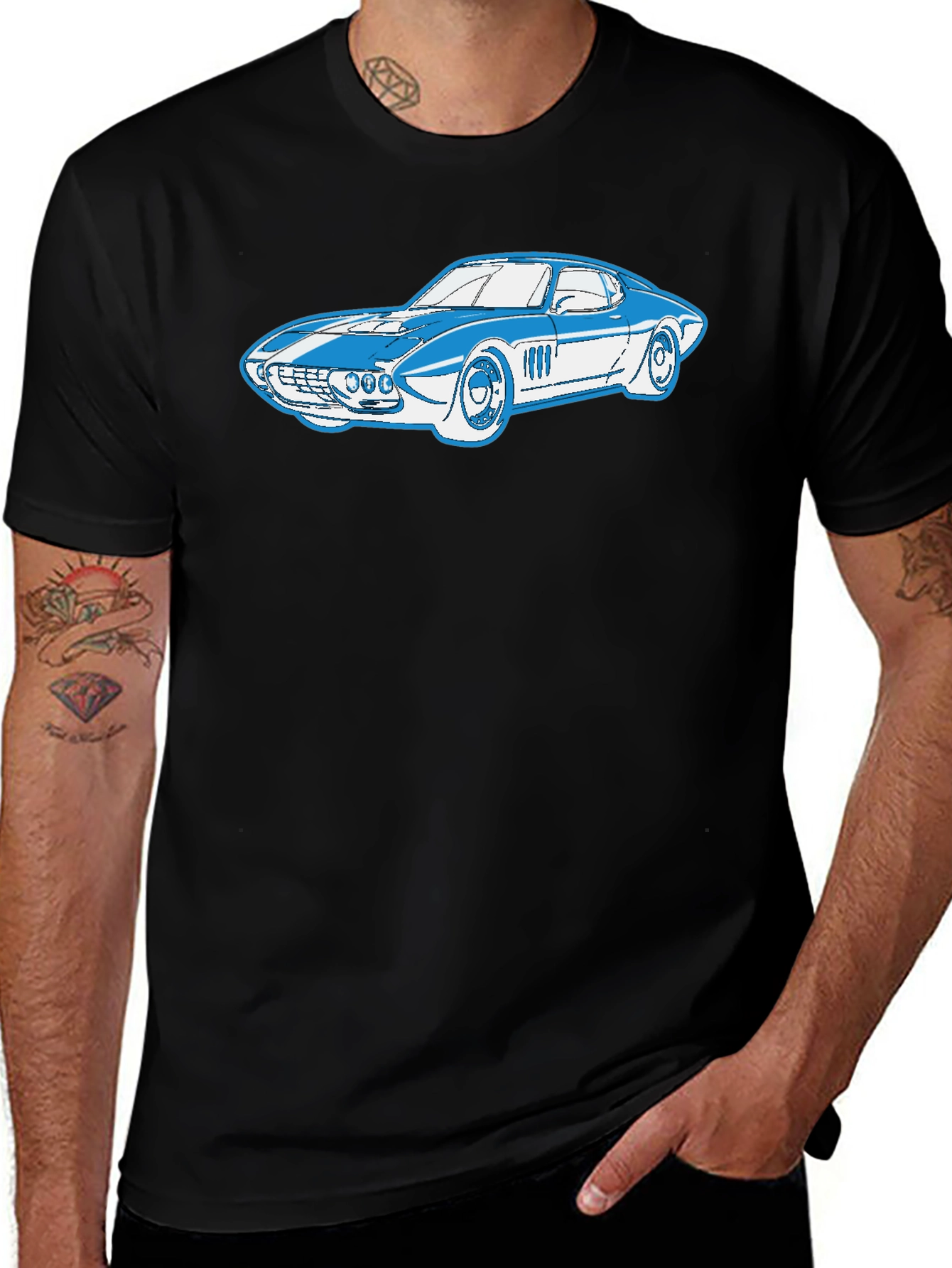 Classic Car Graphic Tee - Retro Style