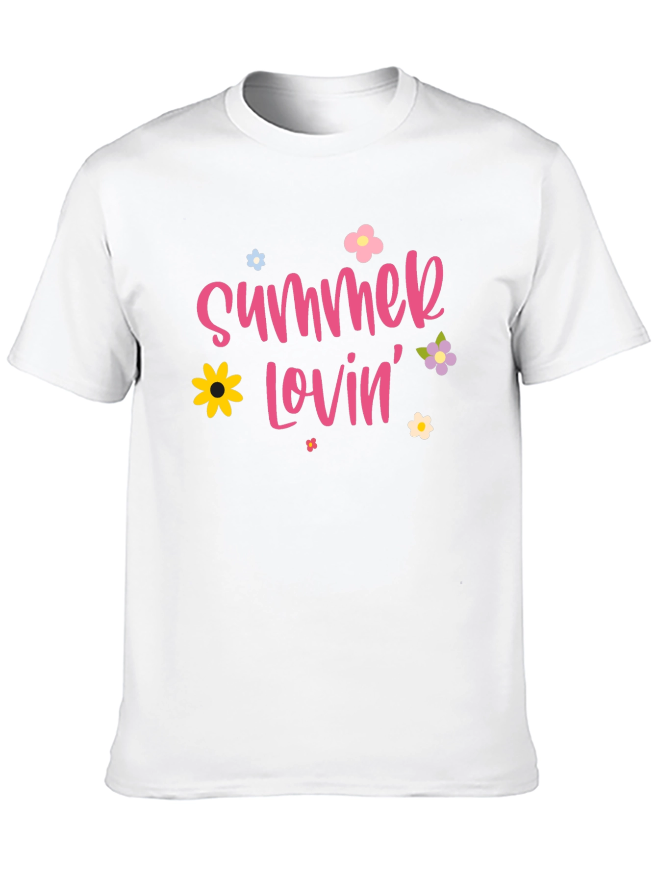Summer Lovin Graphic Print Black T-Shirt