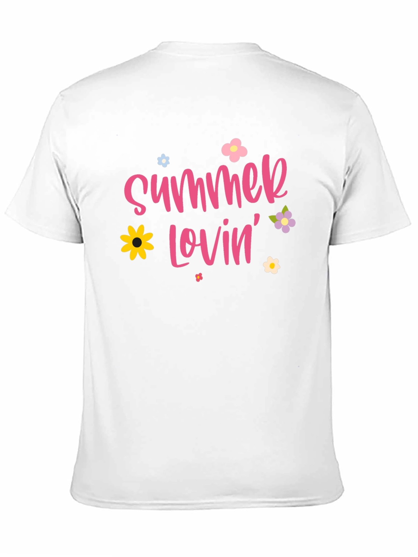 Summer Lovin Graphic Print Black T-Shirt