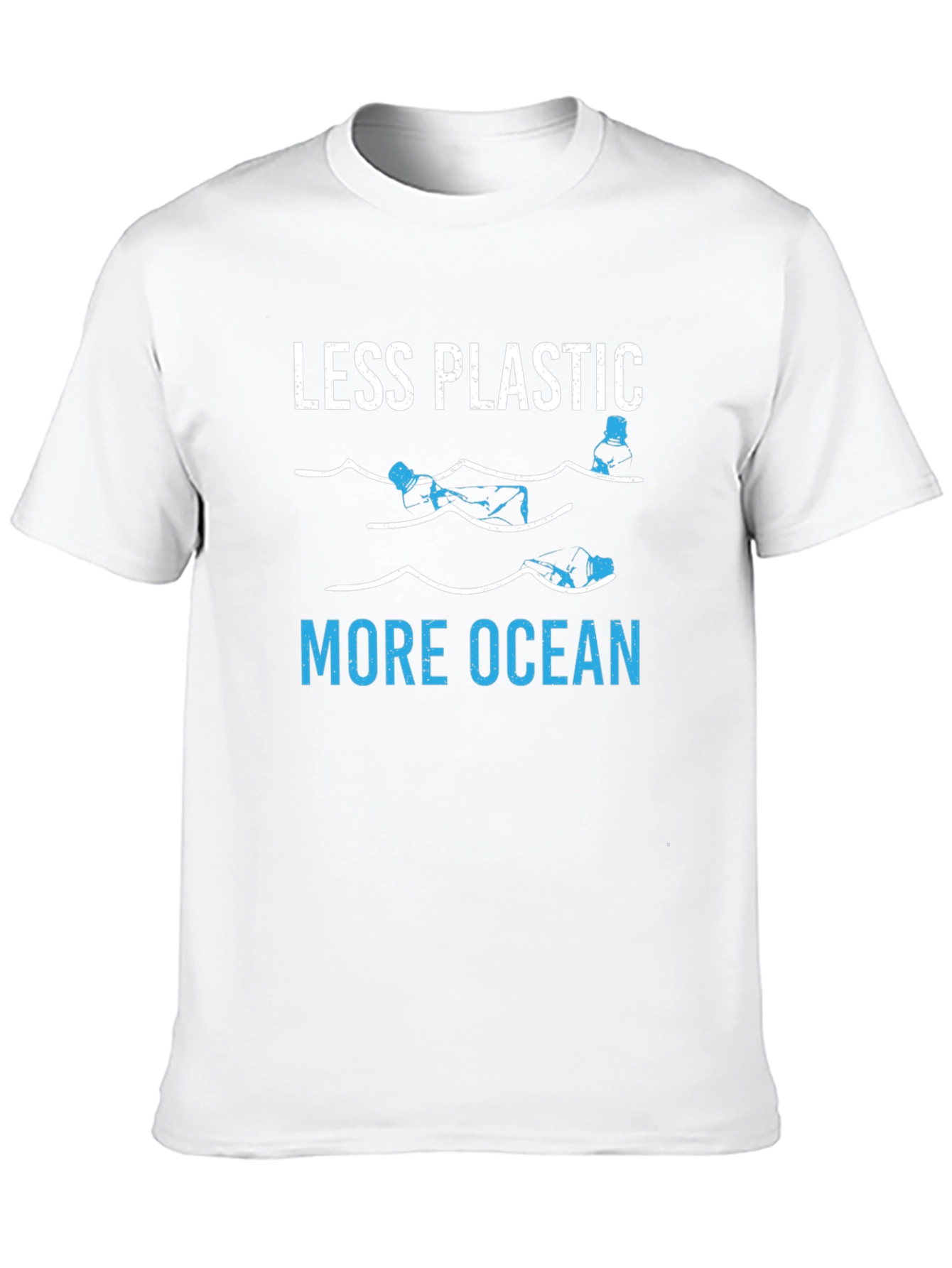 Less Plastic More Ocean Graphic Tee